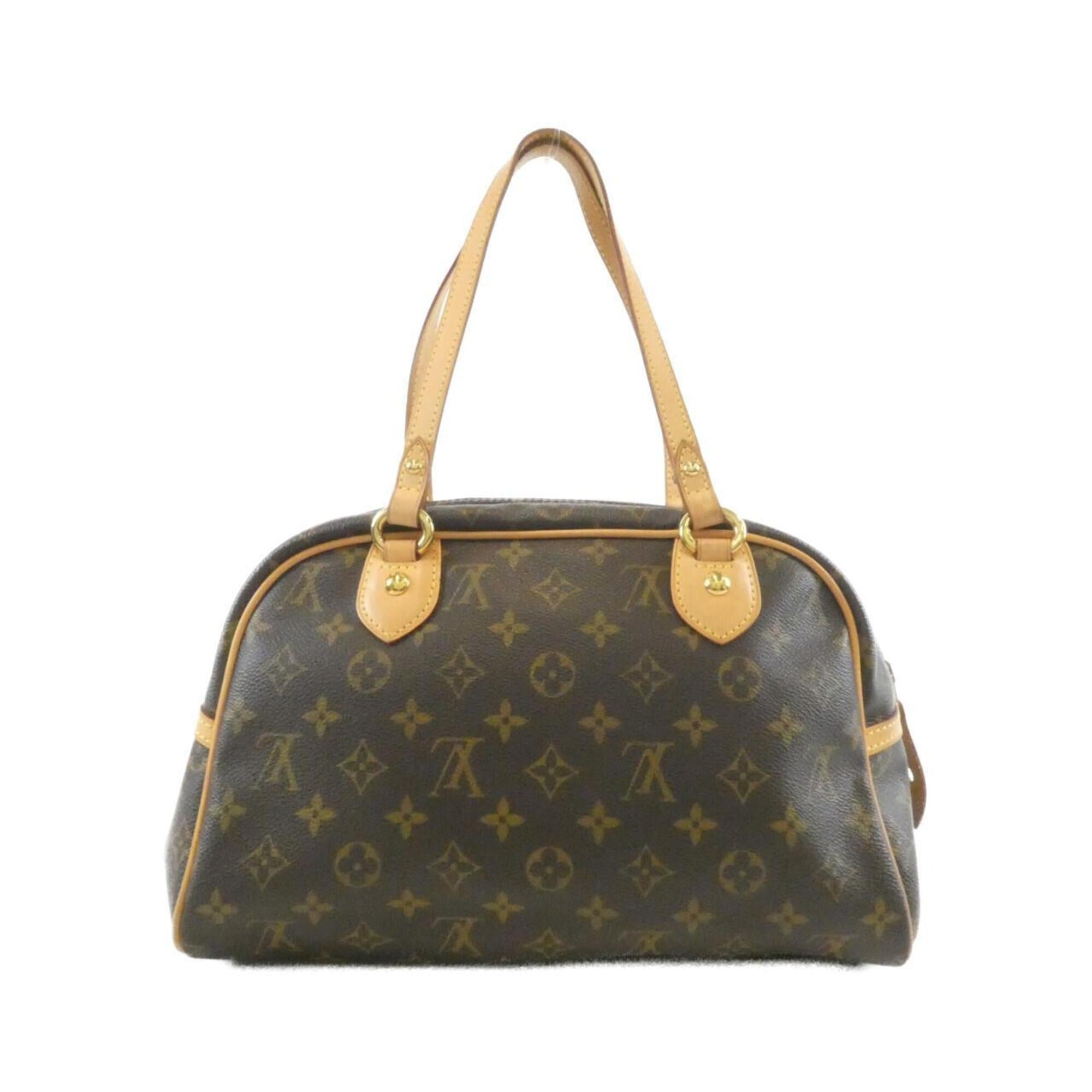 Louis Vuitton Monogram Marron Coated Canvas Shoulder Bag (Pre-Owned)