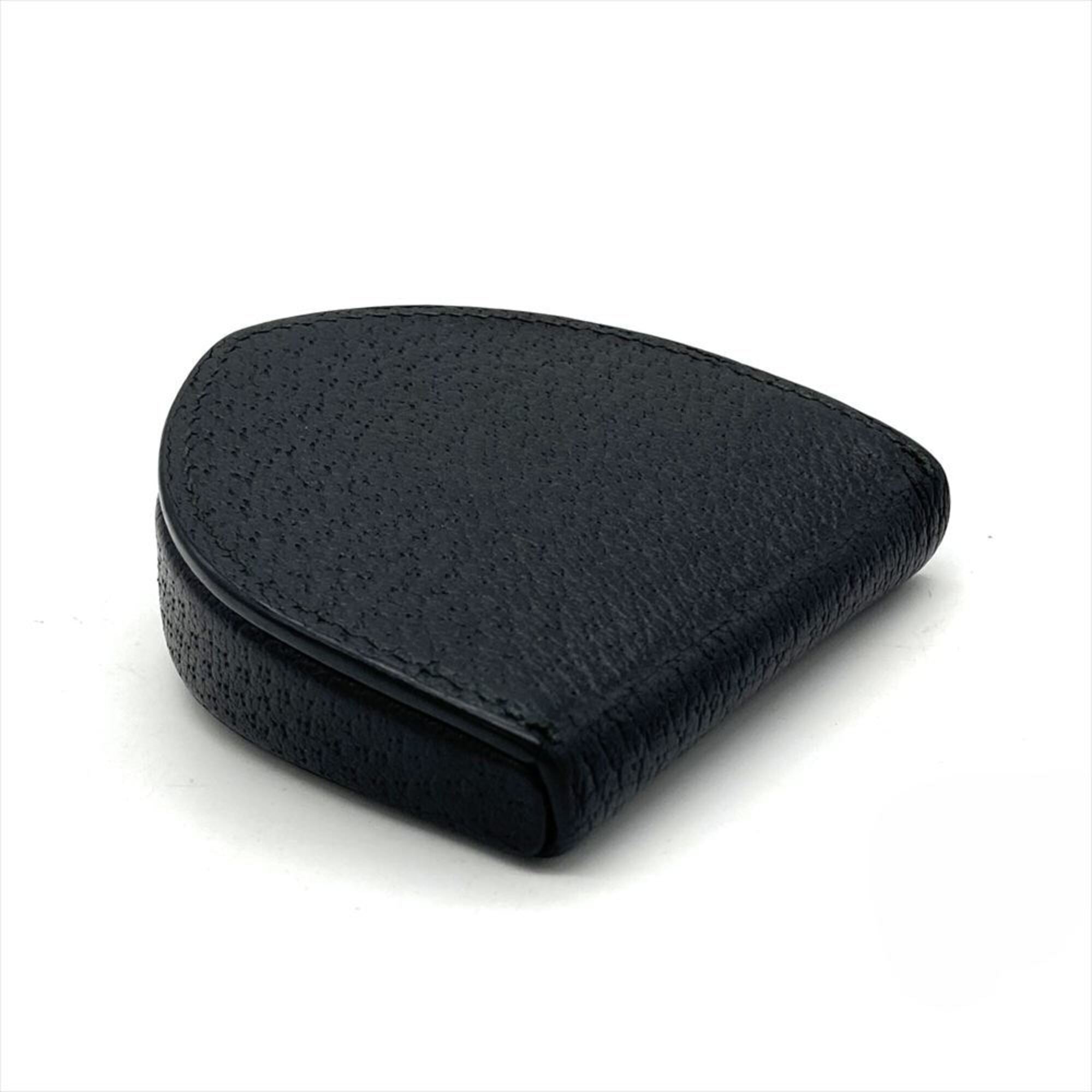Gucci Black Leather Coin Purse/Coin Case (Pre-Owned)