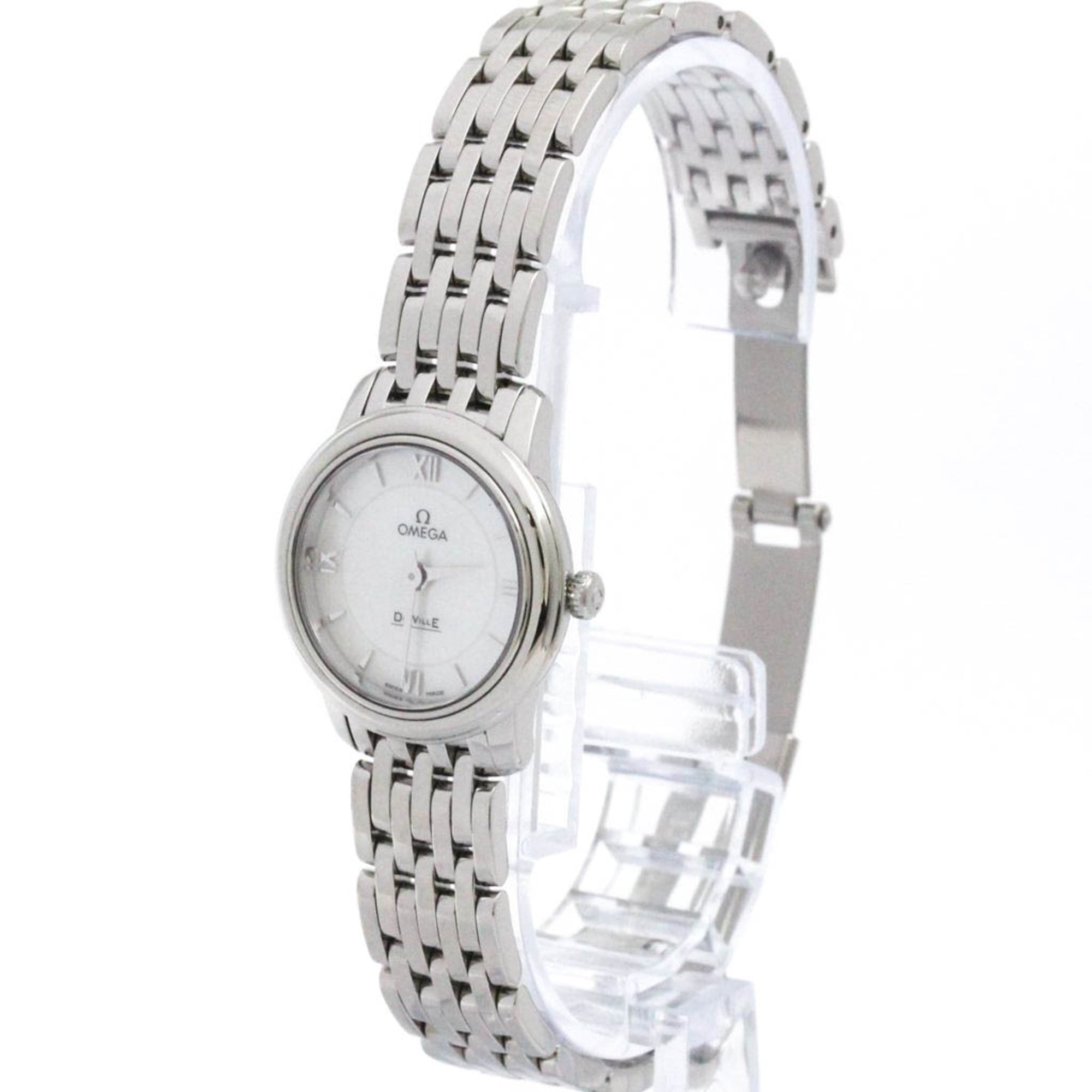 Omega De Ville Prestige Quartz Watch Stainless Steel Watch (Pre-Owned)