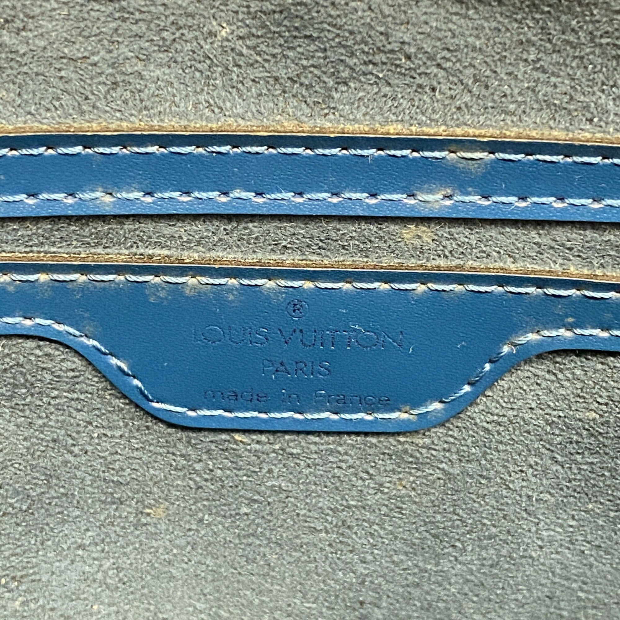 Louis Vuitton Toledo Blue Shoulder Bag (Pre-Owned)