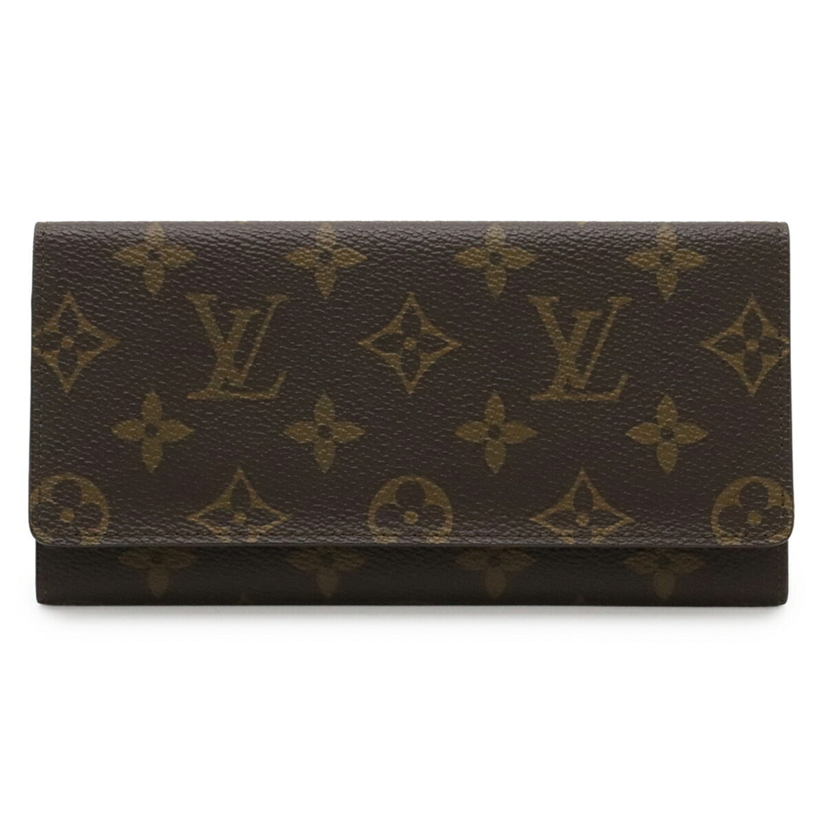 Louis Vuitton Brown Monogram Monogram Long Wallet (Bi-Fold) (Pre-Owned)