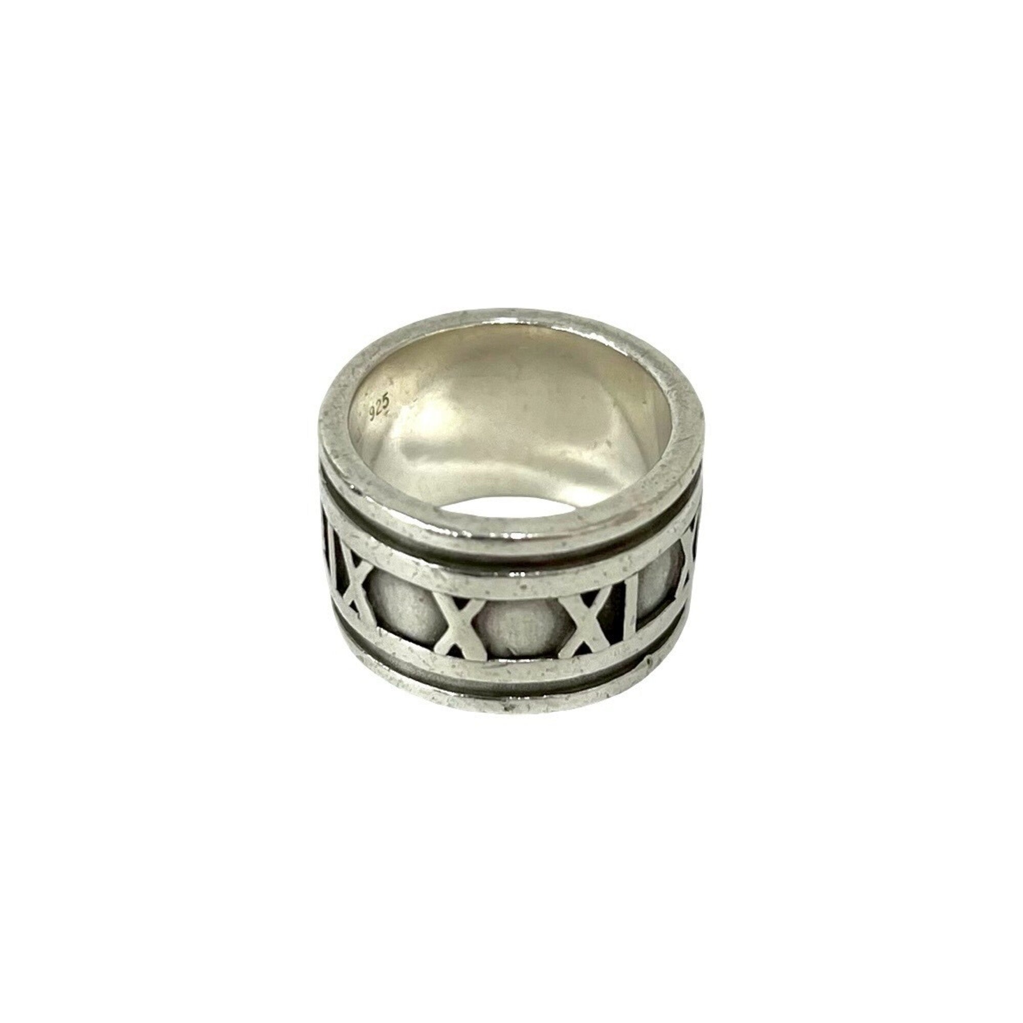 Tiffany Silver Silver 925 Band Ring (Pre-Owned)