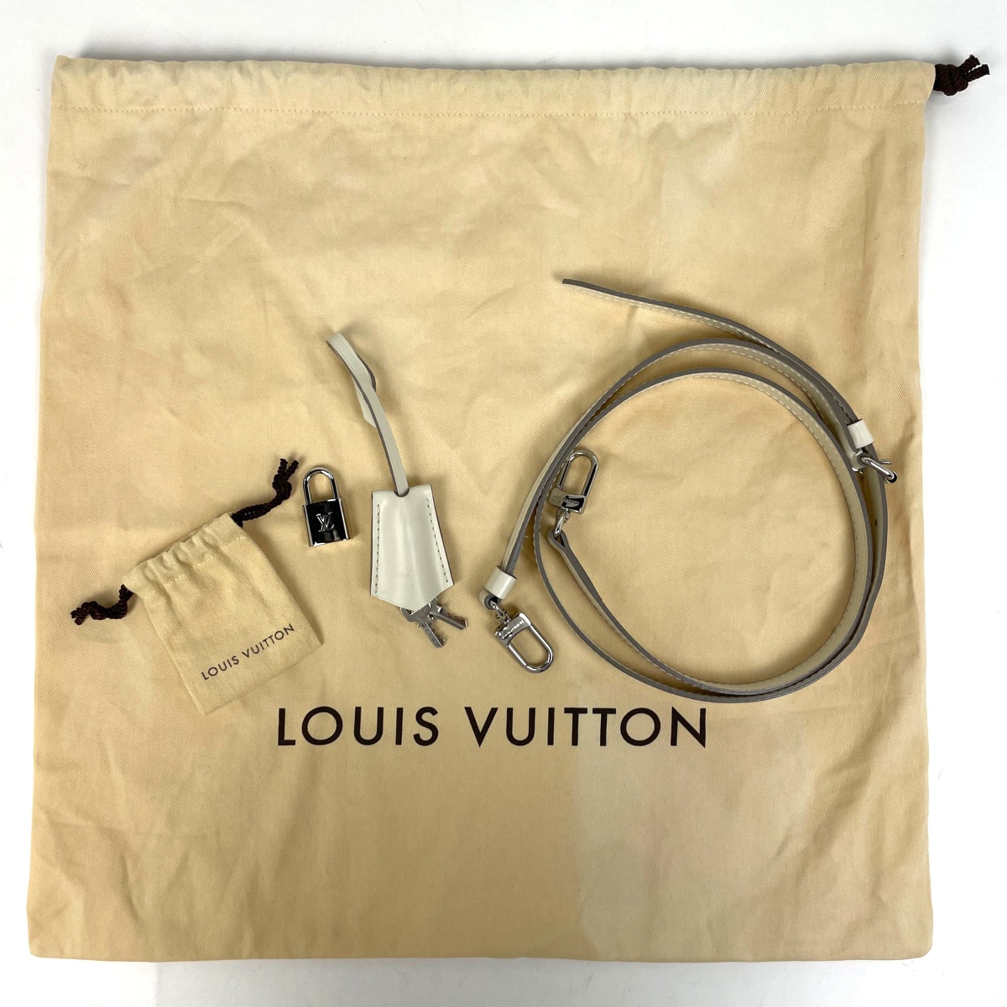 Louis Vuitton Epi Lv Off White Epi Leather Handbag Shoulder Bag (Pre-Owned)