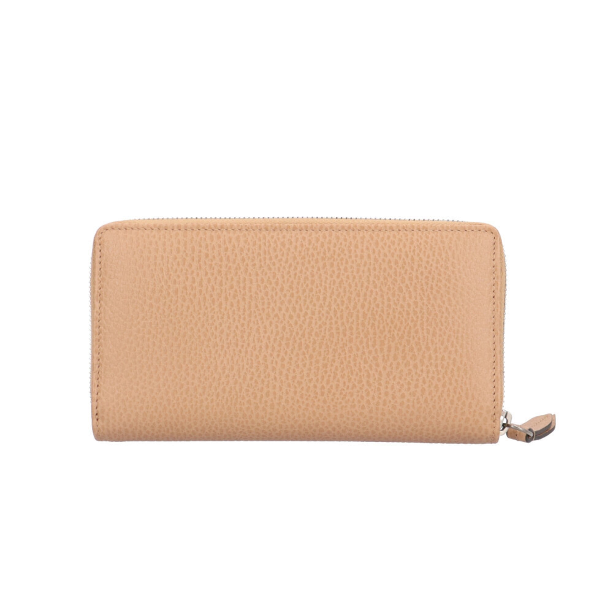 Gucci Beige Rose Leather Long Wallet (Bi-Fold) (Pre-Owned)