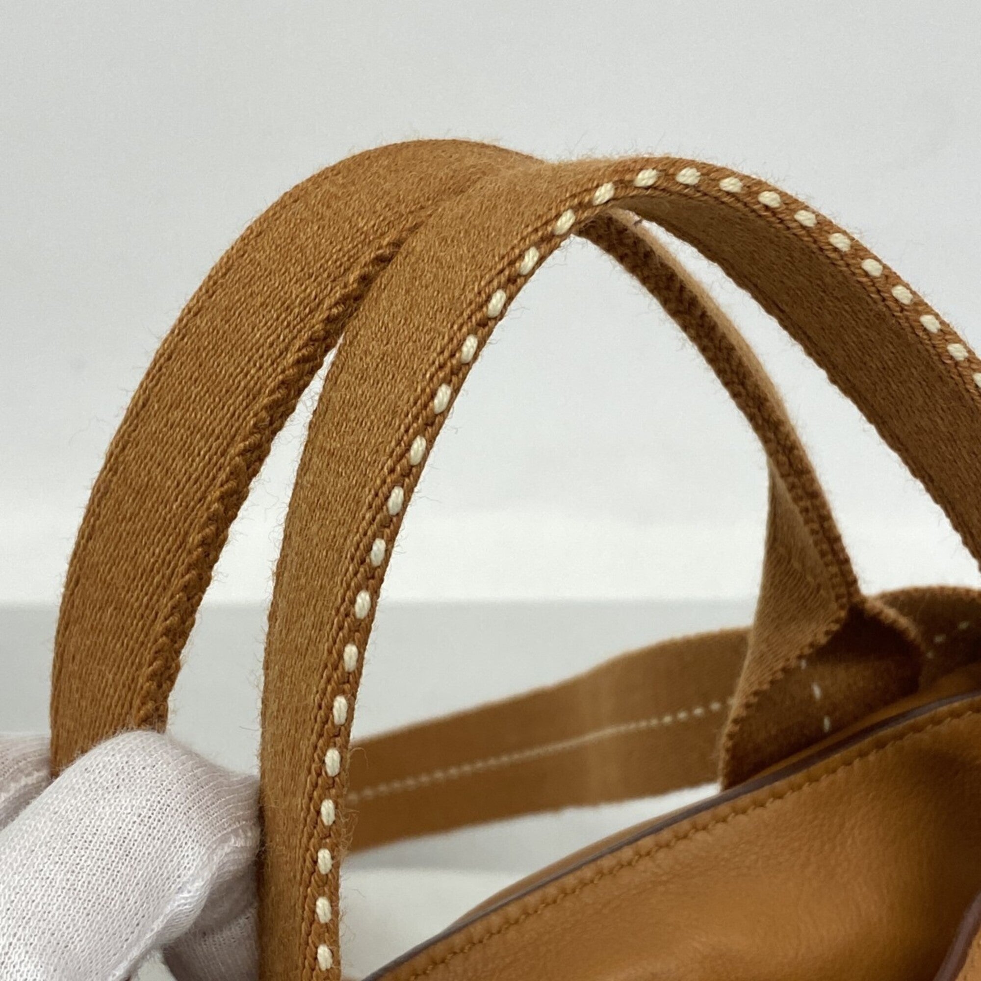 Hermes Brown Leather Handbag (Pre-Owned)