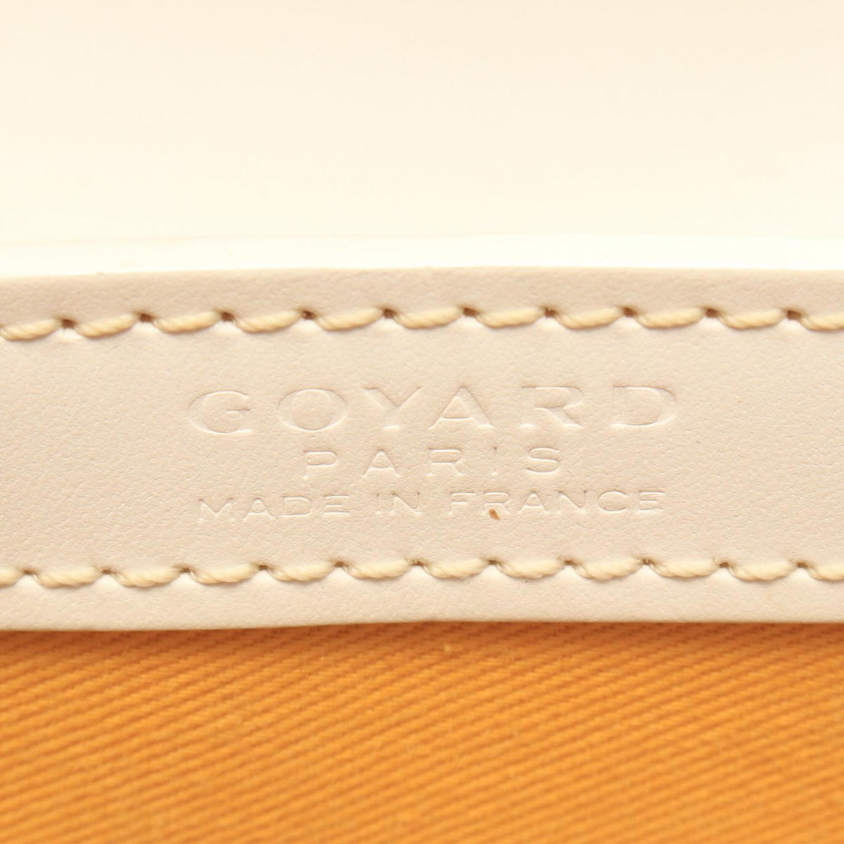 Goyard Gray White Coated Canvas Leather Handbag (Pre-Owned)