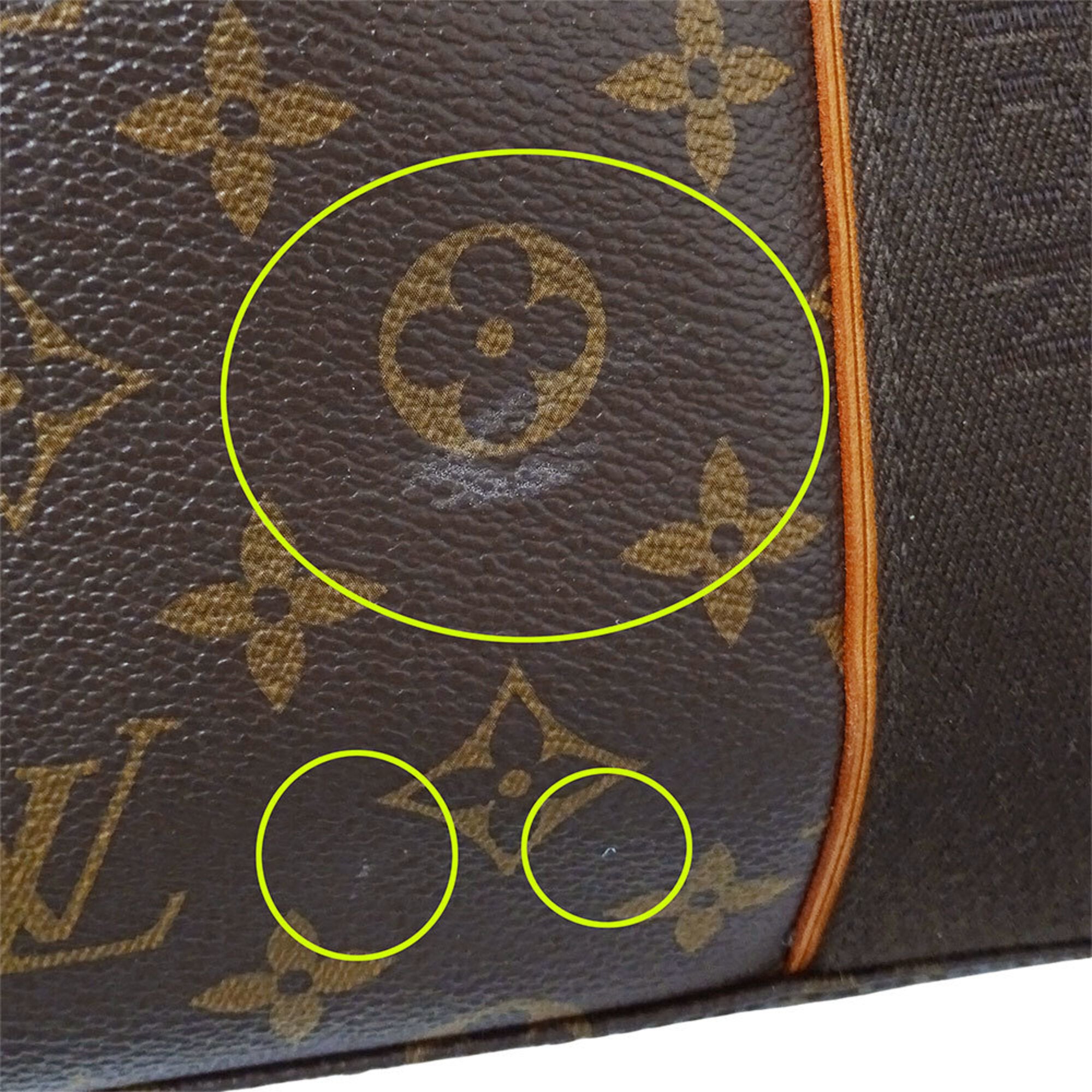 Louis Vuitton Brown Monogram Canvas Handbag Tote Bag (Pre-Owned)
