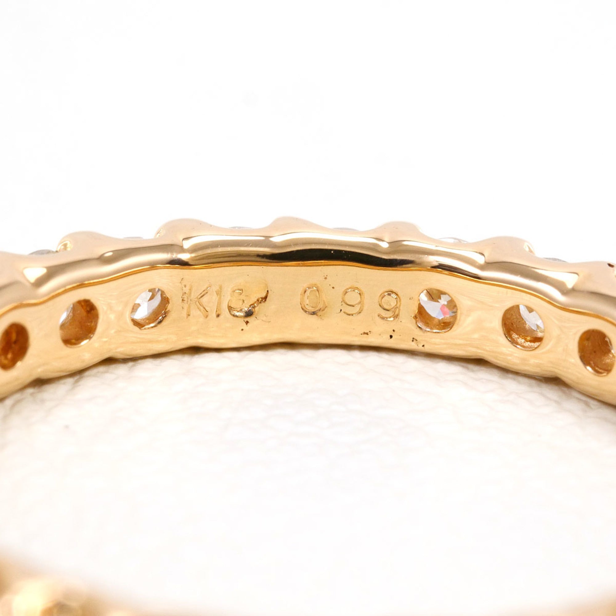 Unbranded Pink Gold Pink Gold (18K) Band Ring (Pre-Owned)