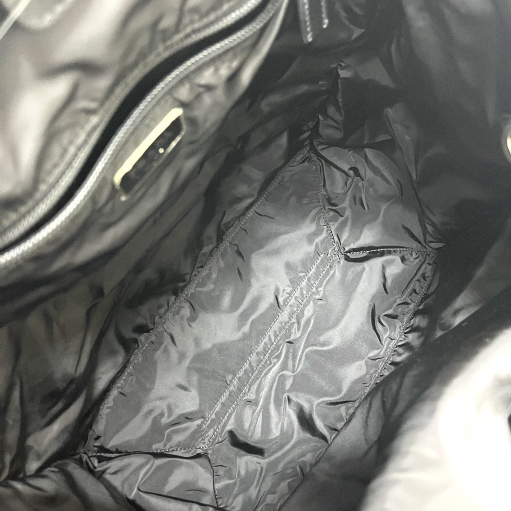 Prada Black Nylon Tote Bag (Pre-Owned)