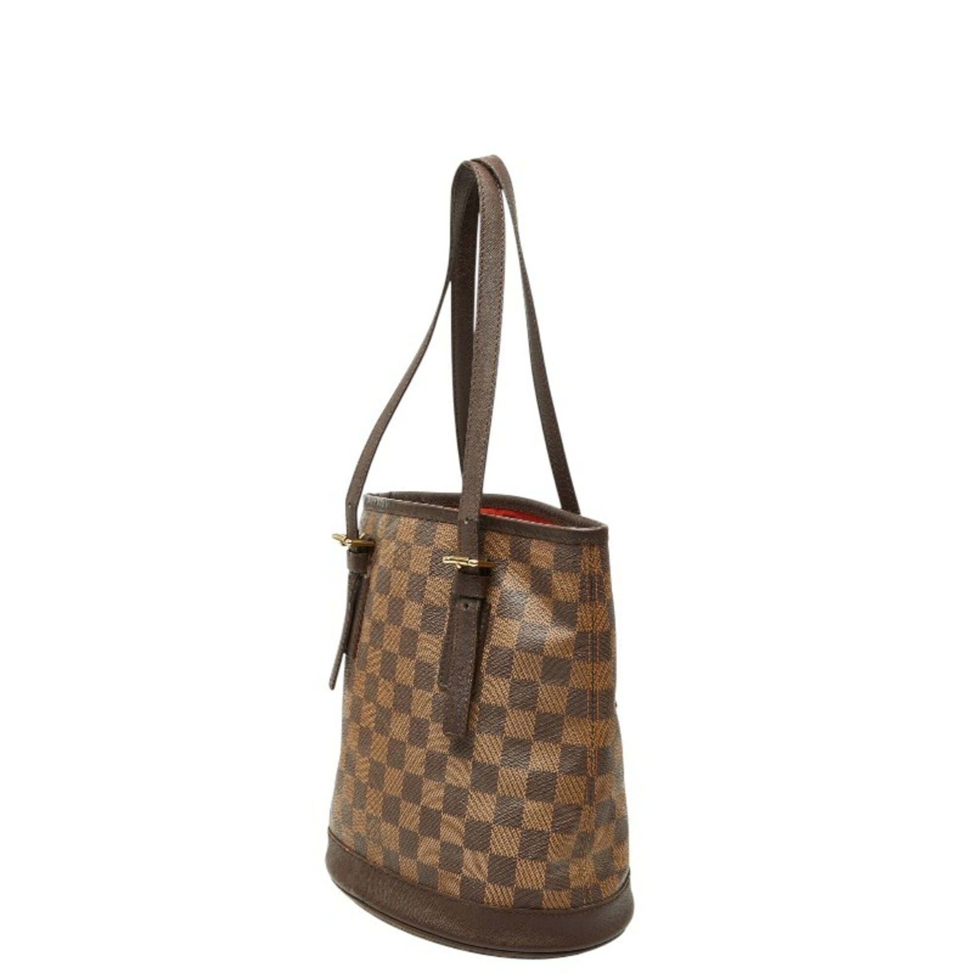 Louis Vuitton Brown Pvc Leather Shoulder Bag Tote Bag (Pre-Owned)