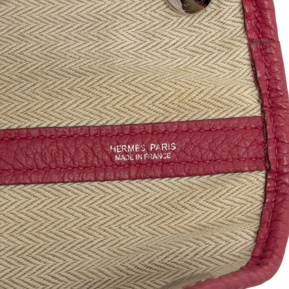 Hermes Garden Bois De Rose Negonda Leather Handbag Tote Bag (Pre-Owned)