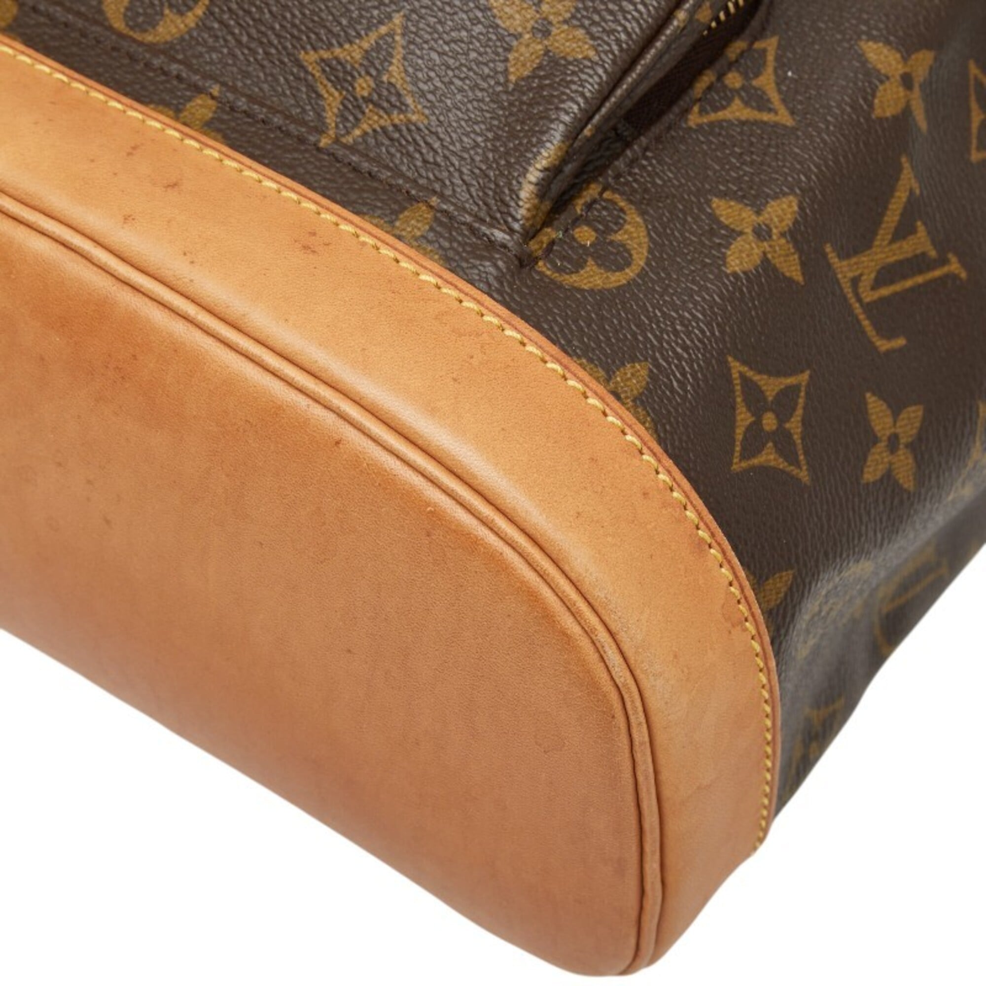 Louis Vuitton Brown Pvc Leather Backpack (Pre-Owned)