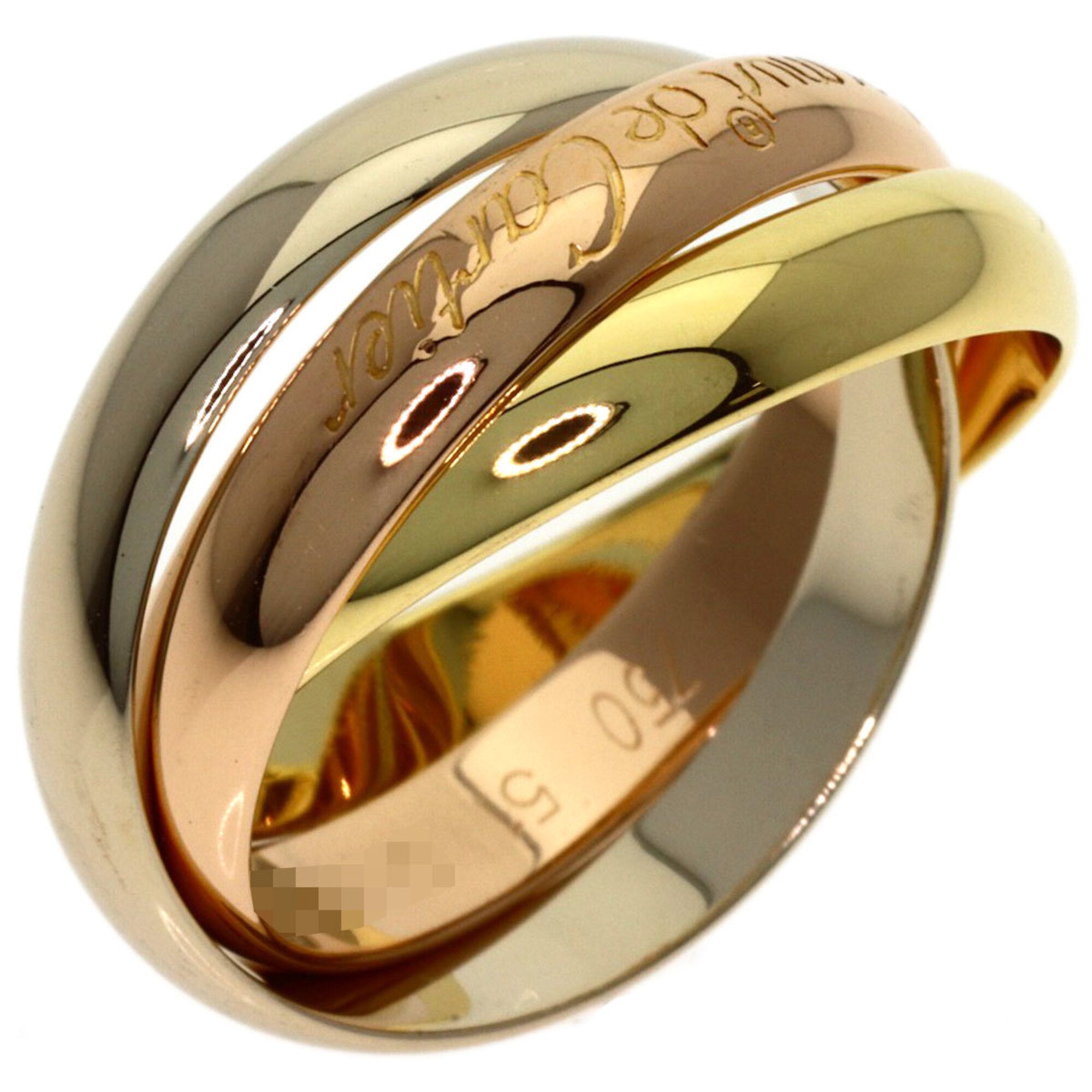 Cartier Yellow Gold (18K) Pink Gold (18K) White Gold (18K) Band Ring (Pre-Owned)