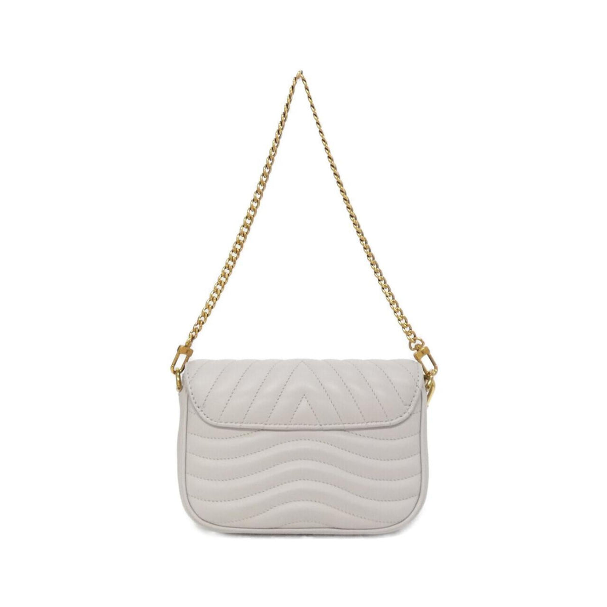Louis Vuitton Beige Leather Pochette Shoulder Bag (Pre-Owned)