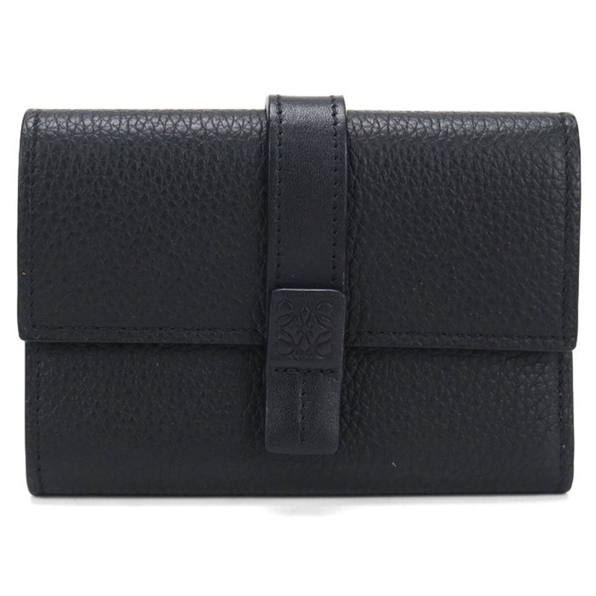 Loewe Black Leather Wallet (Tri-Fold) (Pre-Owned)