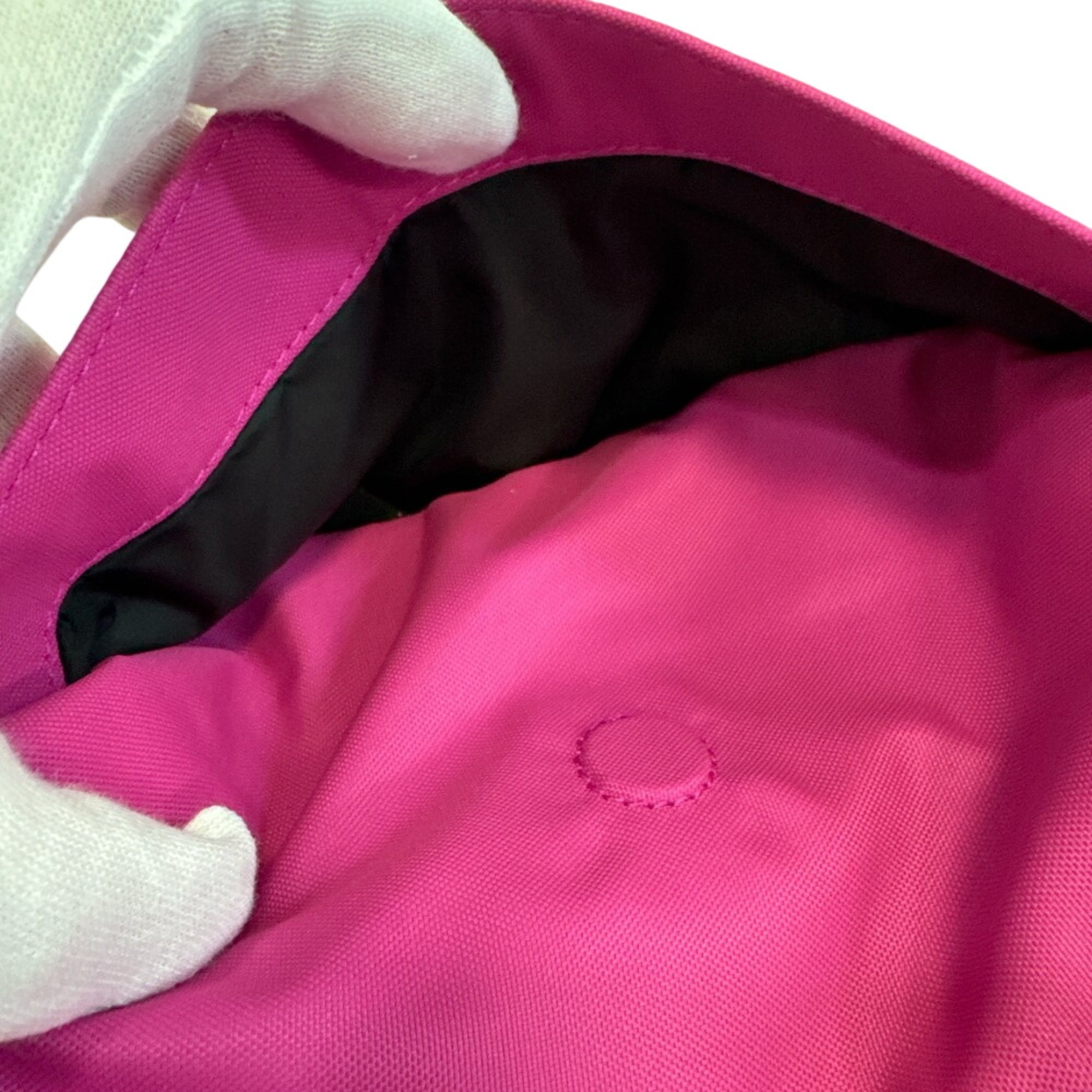 Balenciaga Pink Nylon Shoulder Bag (Pre-Owned)