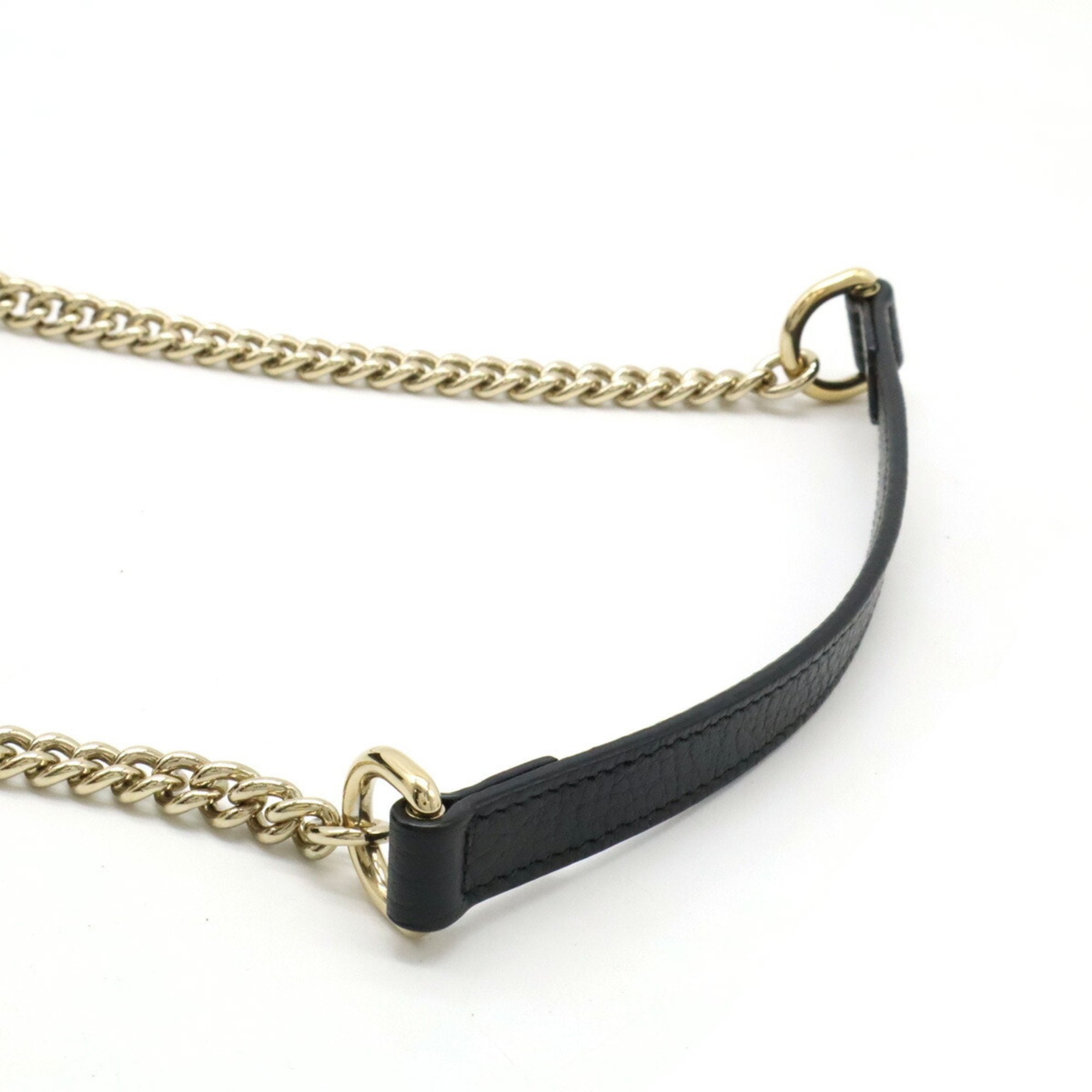 Gucci Black Leather Shoulder Bag (Pre-Owned)