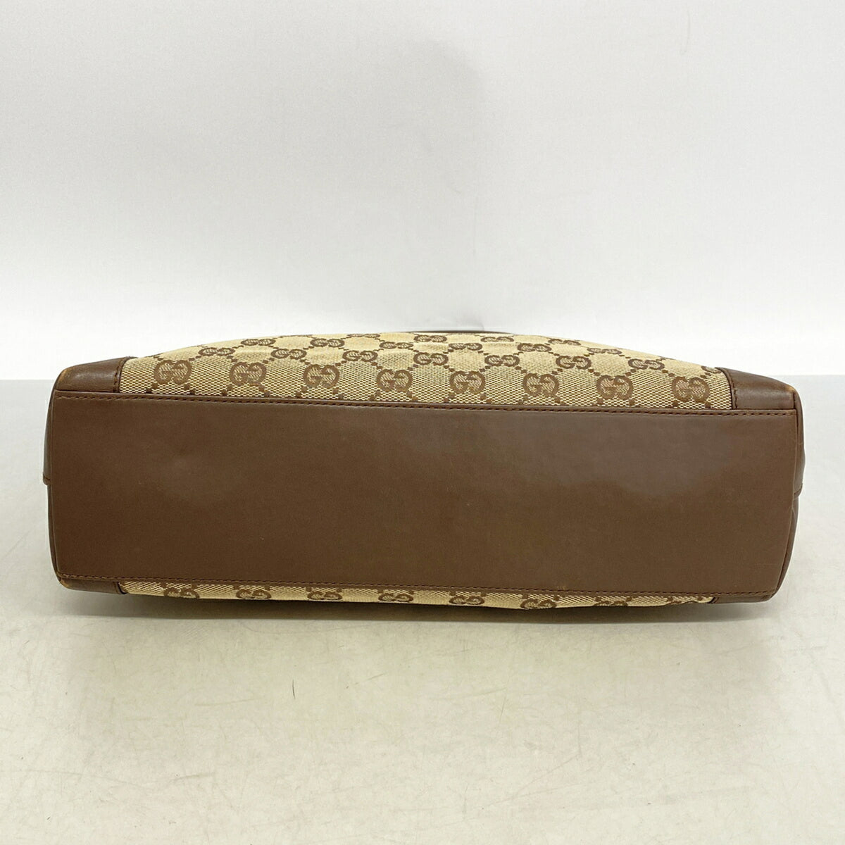 Gucci Brown Canvas Tote Bag (Pre-Owned)