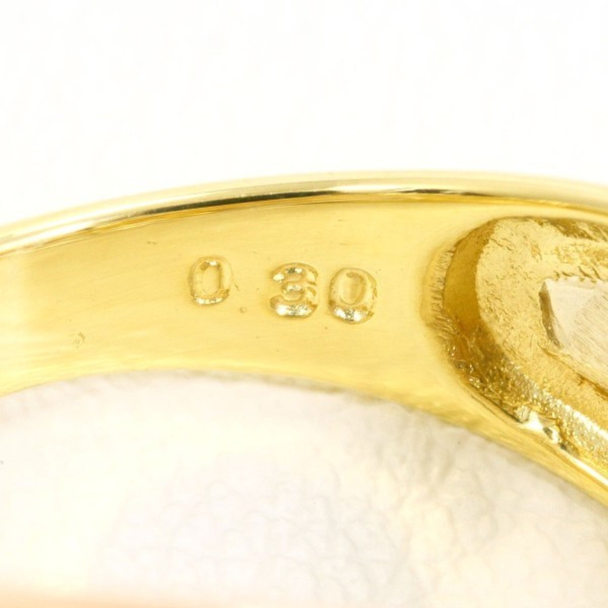 Unbranded Pink Gold Yellow Gold Platinum 900 Band Ring (Pre-Owned)