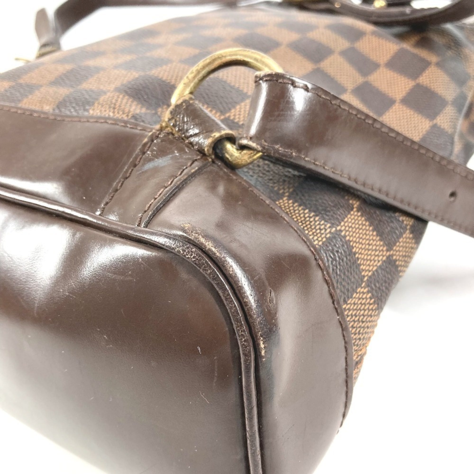 Louis Vuitton Damier Brown Ebene Damier Canvas Backpack (Pre-Owned)