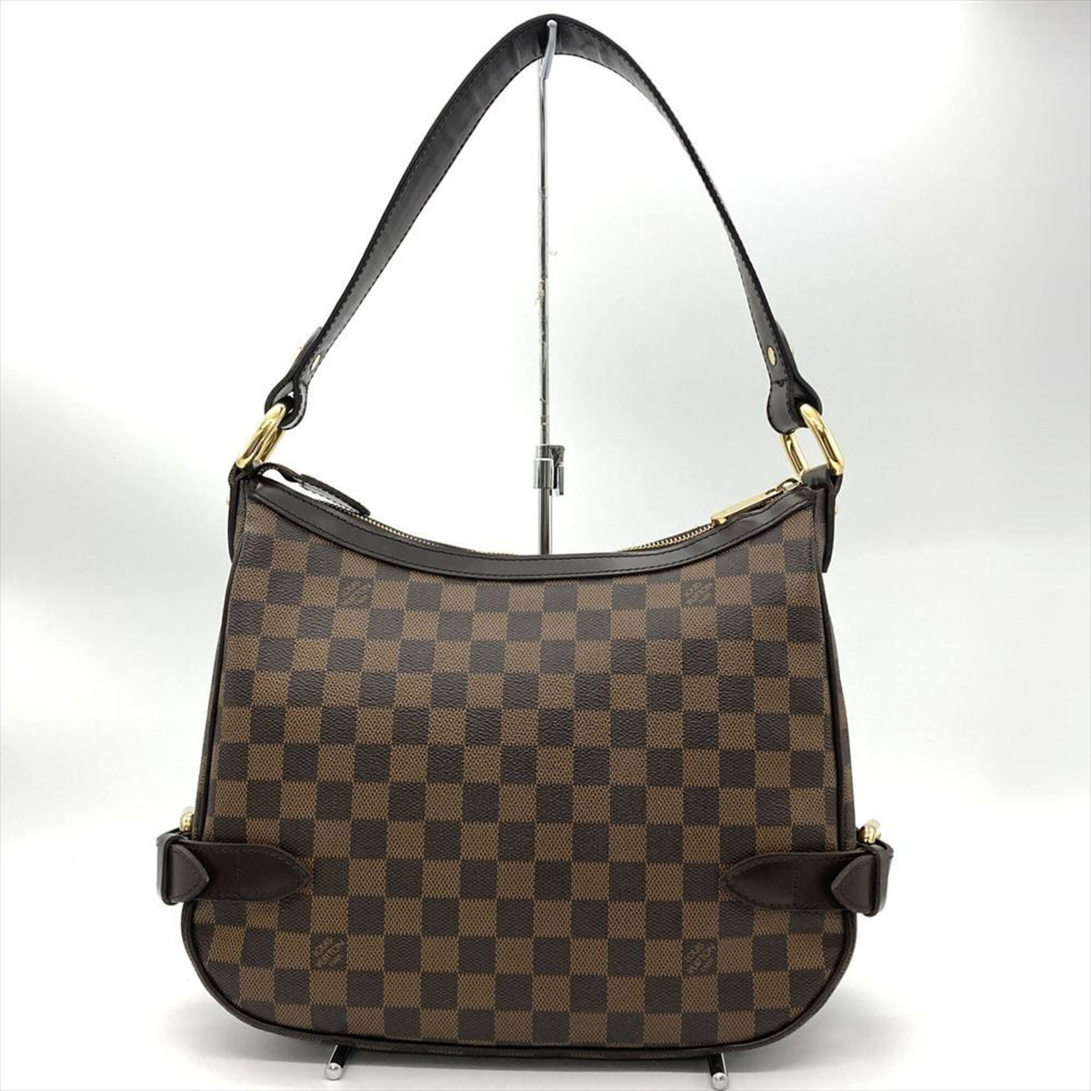Louis Vuitton Brown Damier Canvas Ebene Damier Azur Shoulder Bag (Pre-Owned)