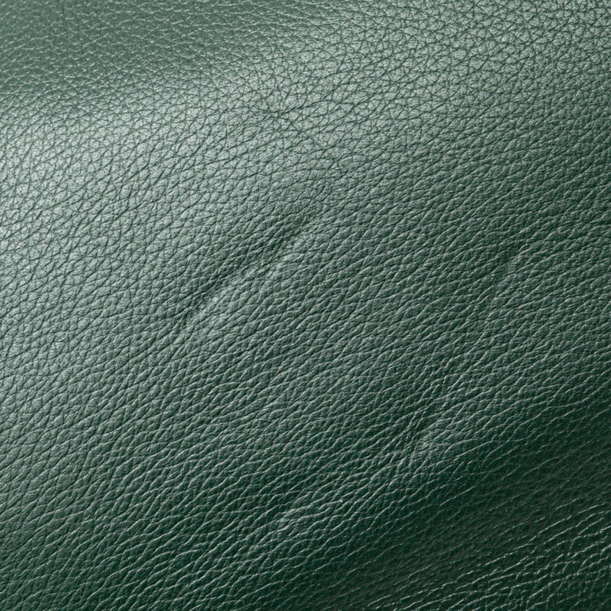 Gucci Moss Green Multi-Color Leather Sling Bag (Pre-Owned)
