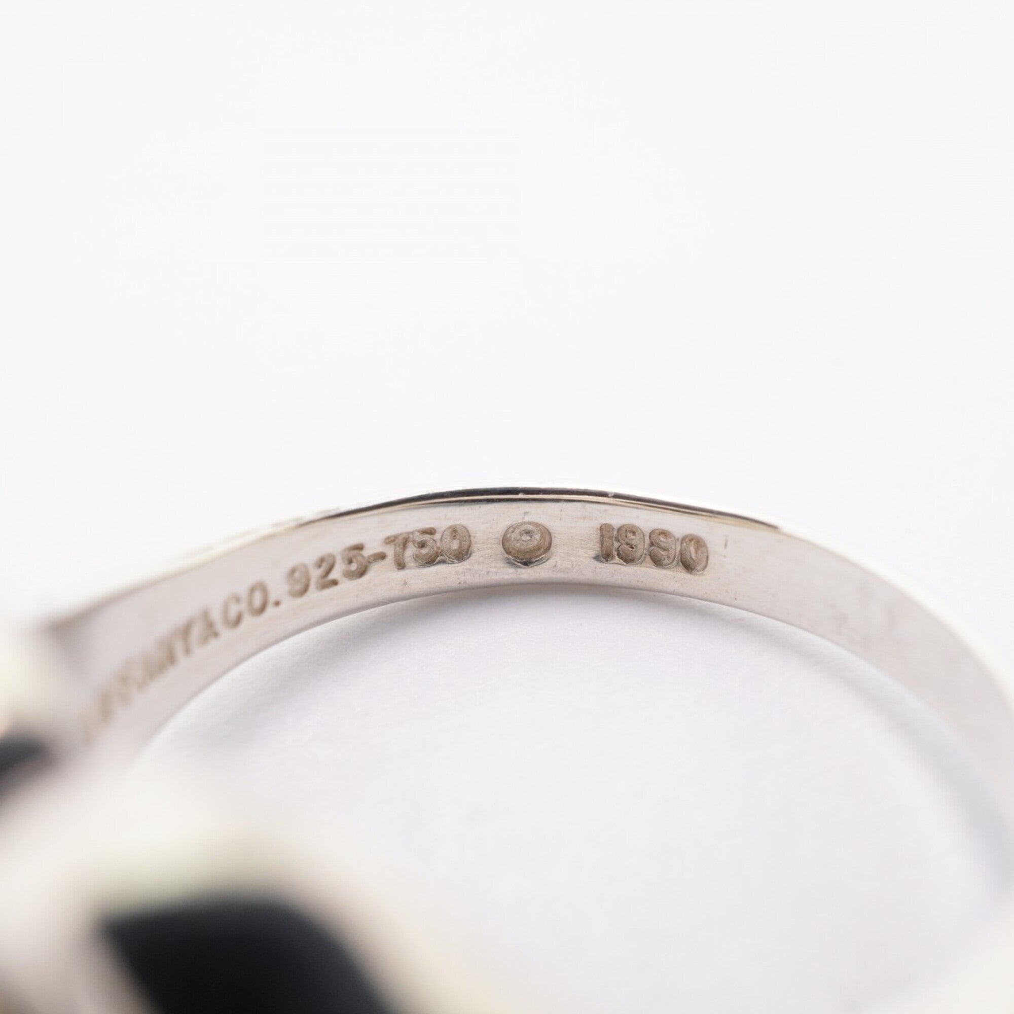 Tiffany Yellow Gold (18K) Silver 925 Band Ring (Pre-Owned)