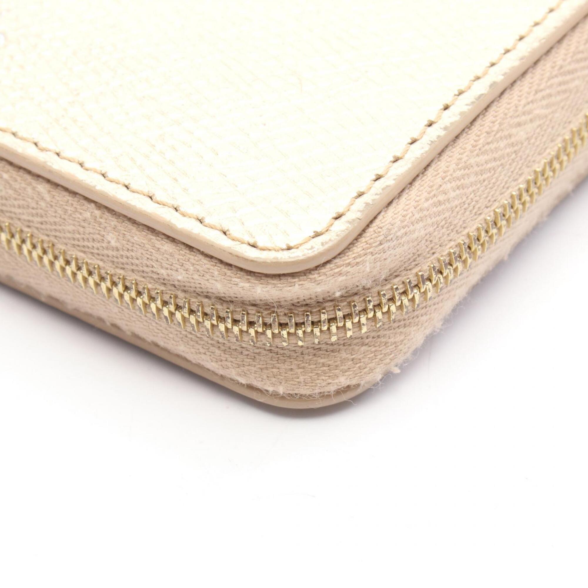 Celine Gold Leather Wallet (Bi-Fold) (Pre-Owned)