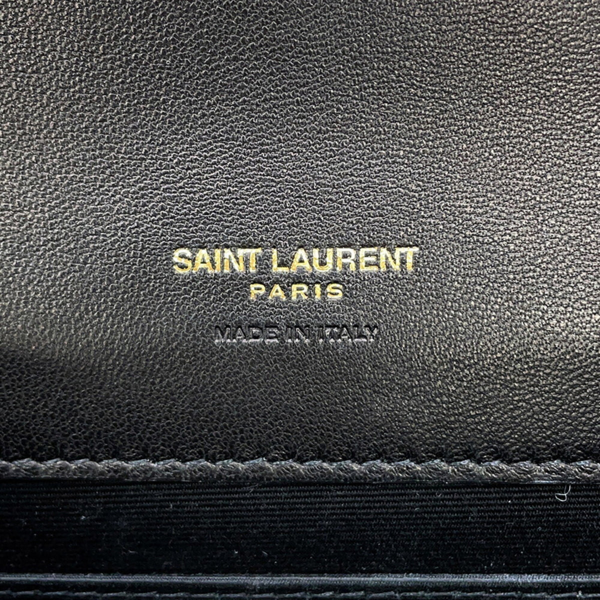 Yves Saint Laurent Black Leather Clutch Bag (Pre-Owned)