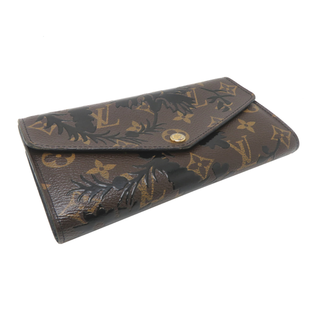 Louis Vuitton Monogram Brown Monogram Long Wallet (Bi-Fold) (Pre-Owned)