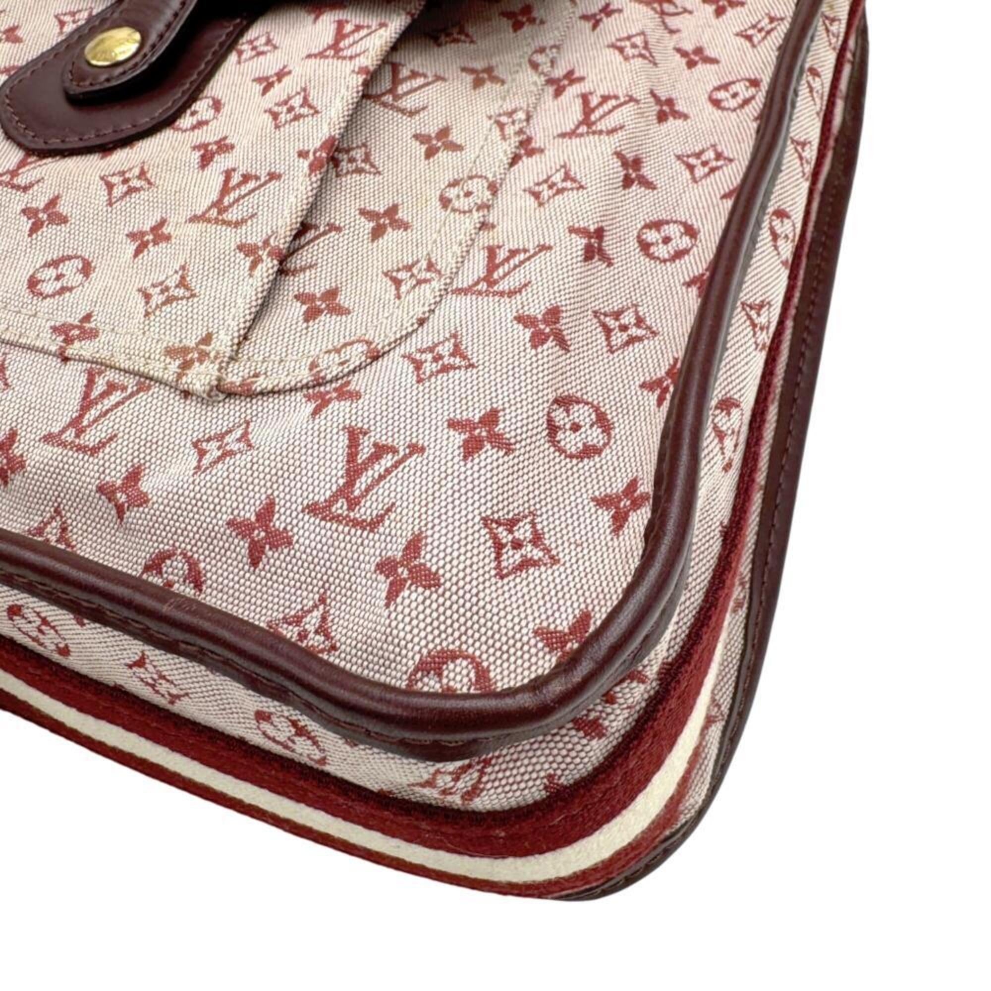 Louis Vuitton Cerise Canvas Leather Shoulder Bag (Pre-Owned)