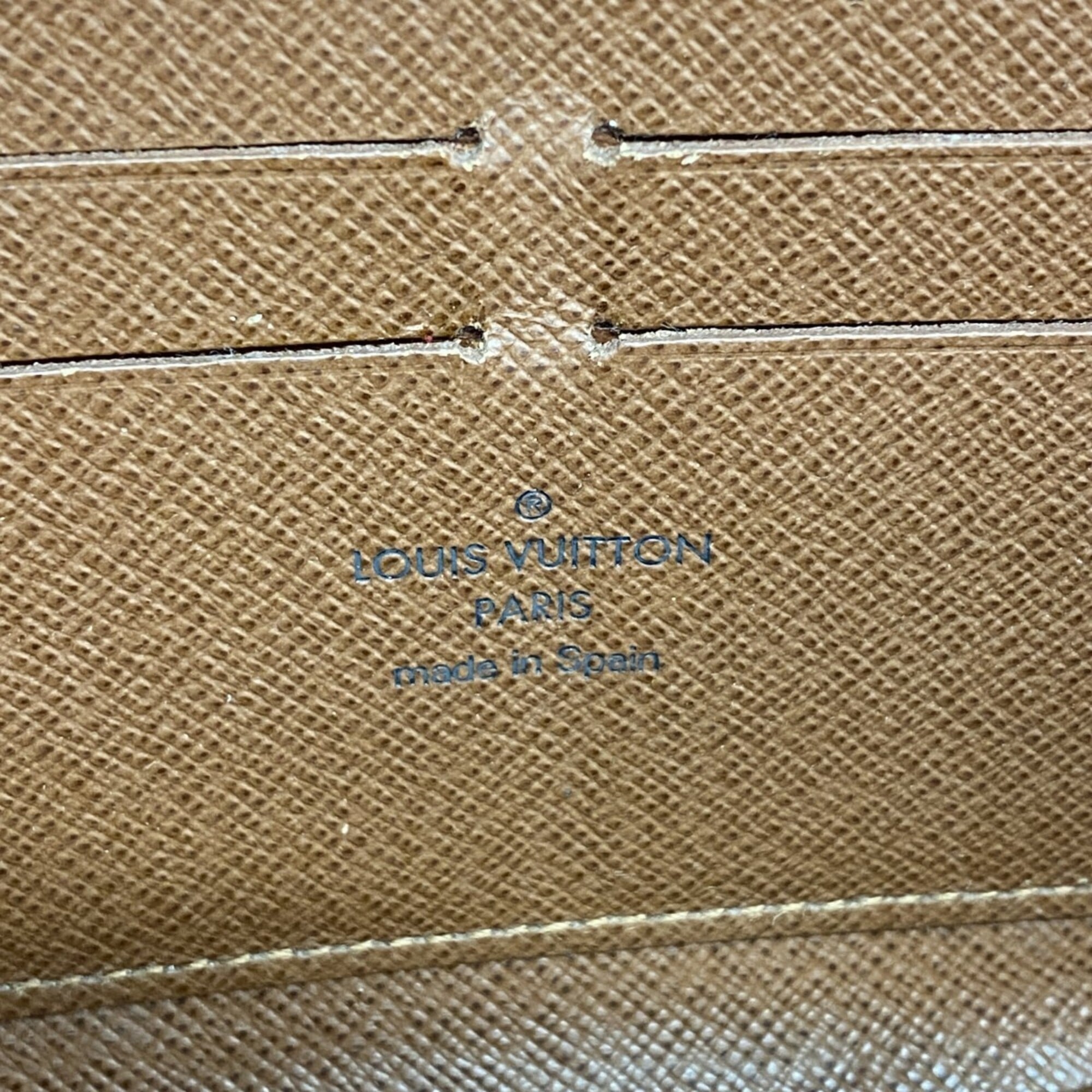 Louis Vuitton Brown Long Wallet (Bi-Fold) (Pre-Owned)