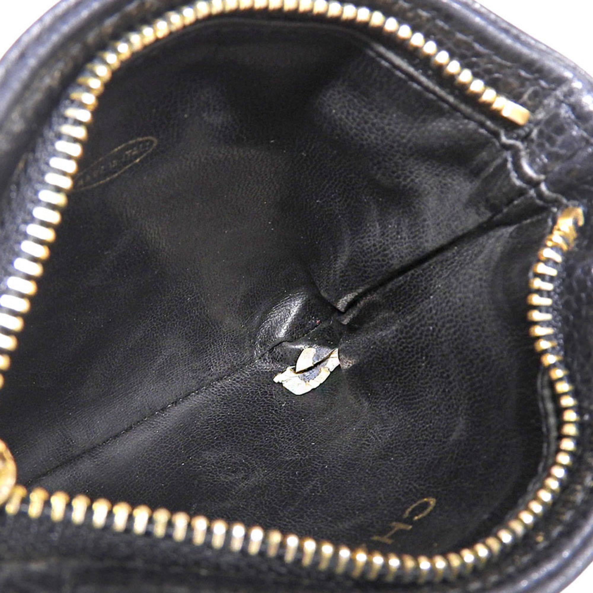 Chanel Black Grained Calfskin Fanny Pack (Pre-Owned)