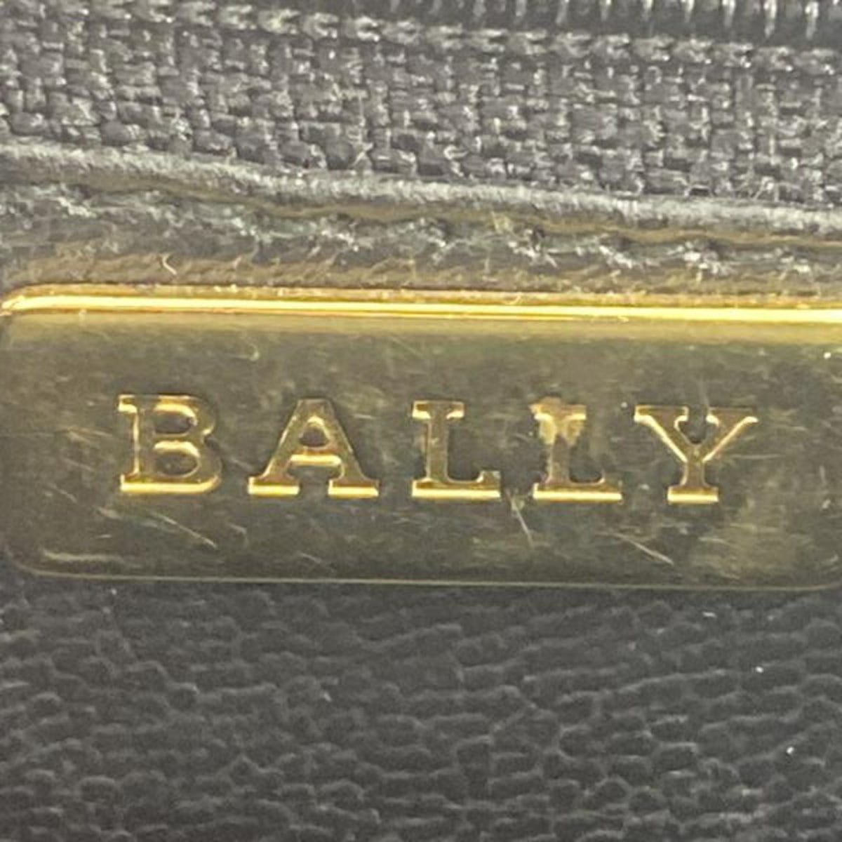 Bally Black Blue Suede Shoulder Bag (Pre-Owned)