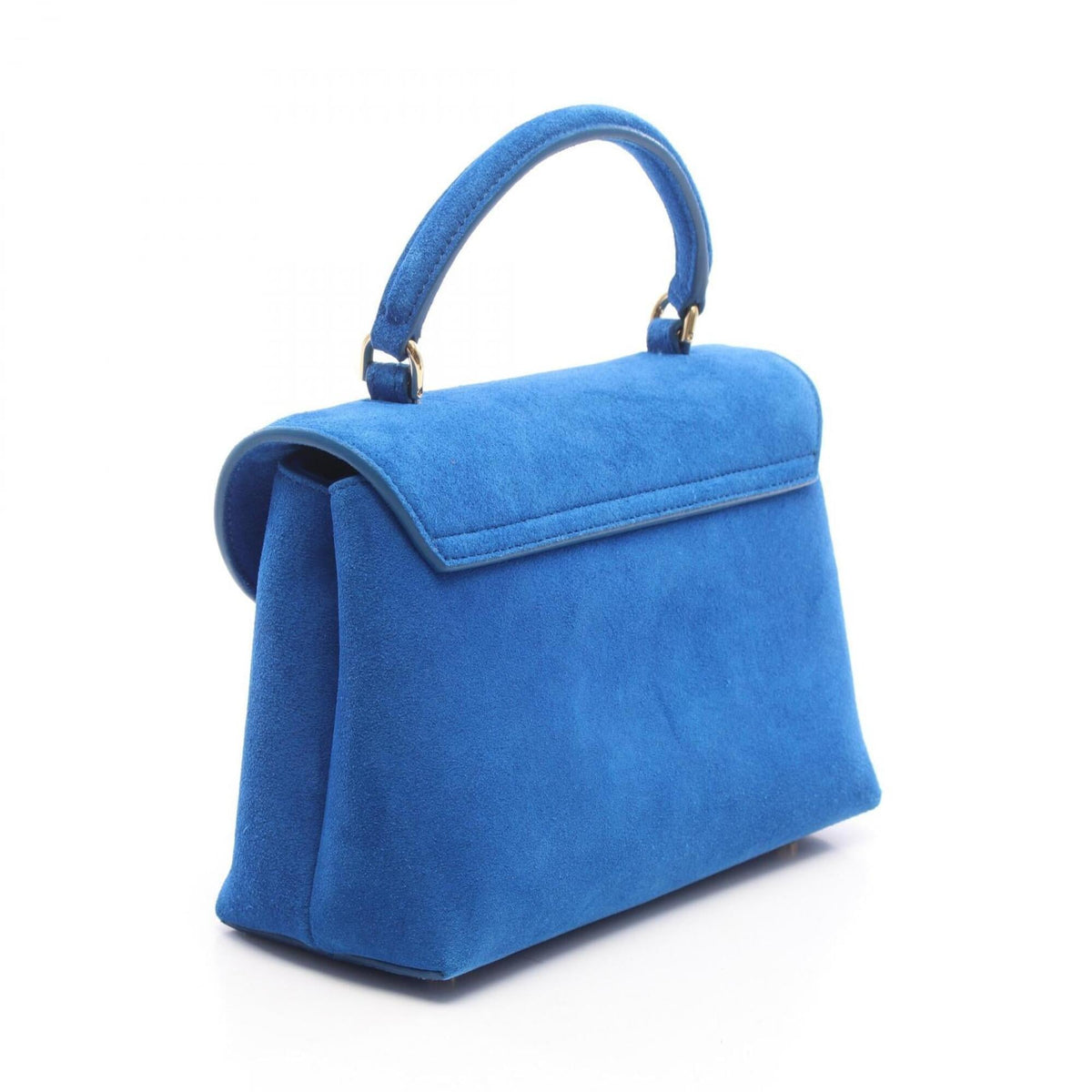 Celine Blue Suede Handbag (Pre-Owned)