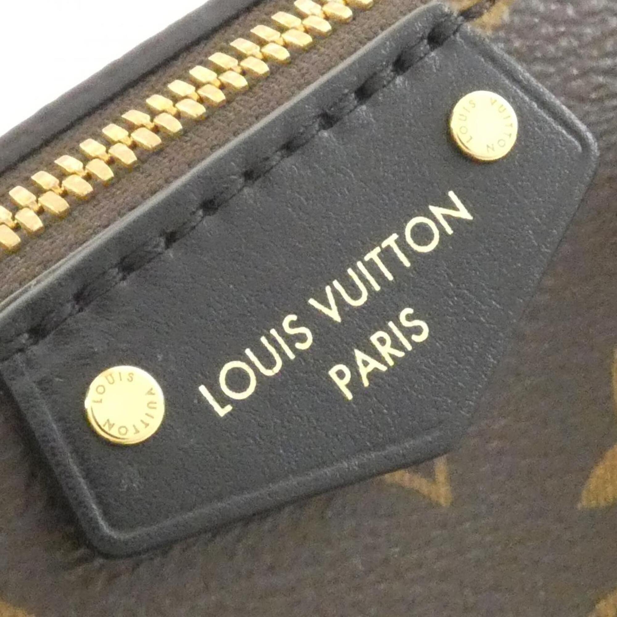 Louis Vuitton Marron Coated Canvas Boston Bag (Pre-Owned)