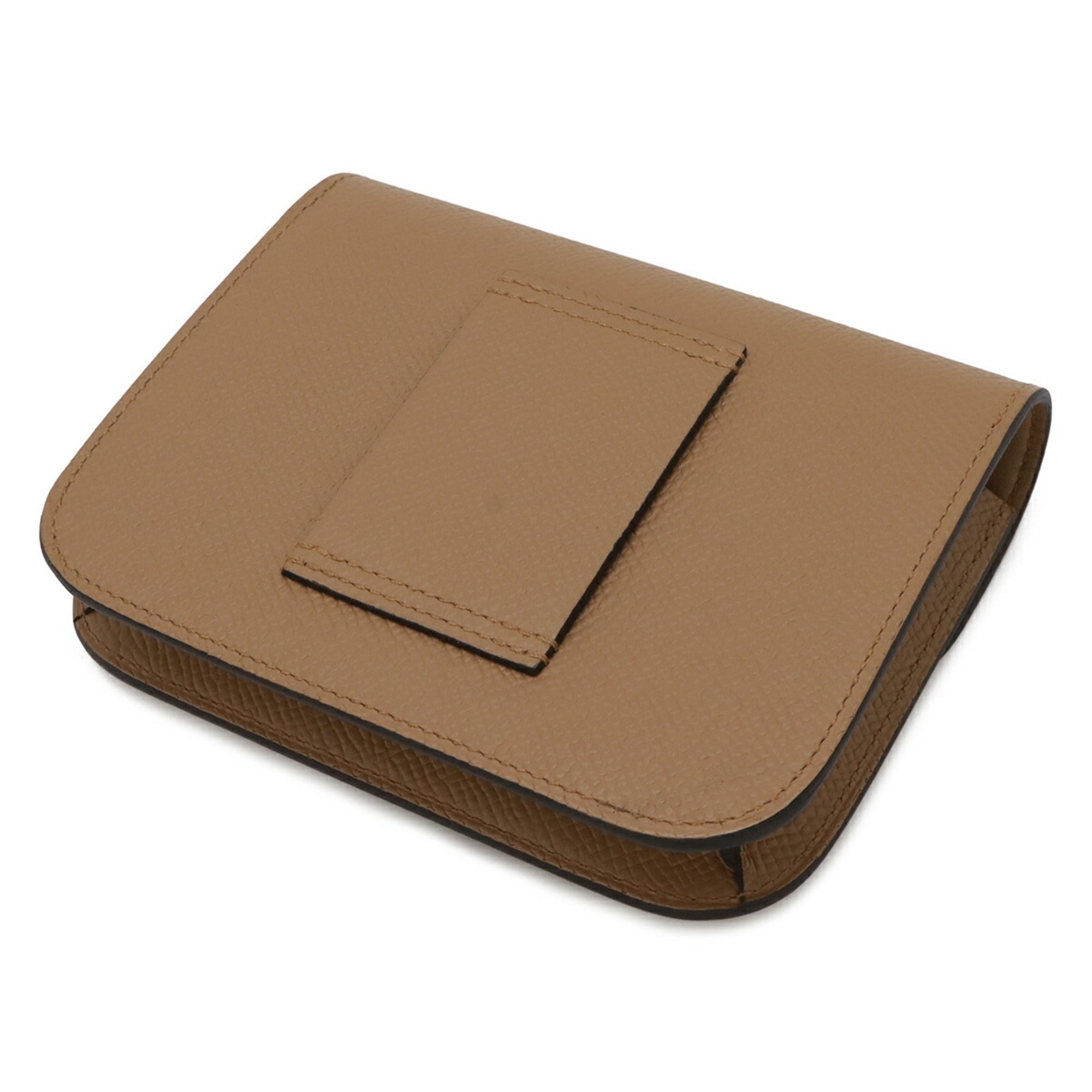 Hermes Beige Brown Epsom Leather Wallet (Bi-Fold) (Pre-Owned)