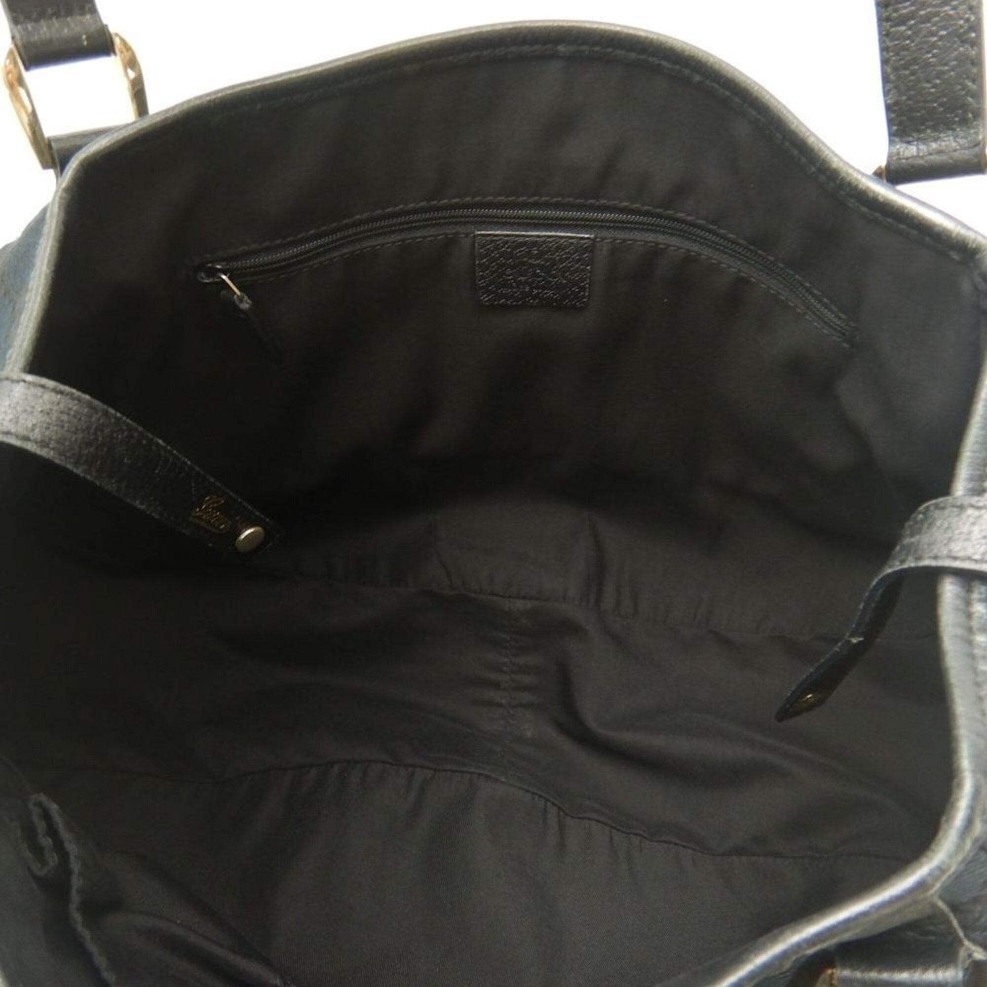 Gucci Black Gg Canvas Tote Bag (Pre-Owned)