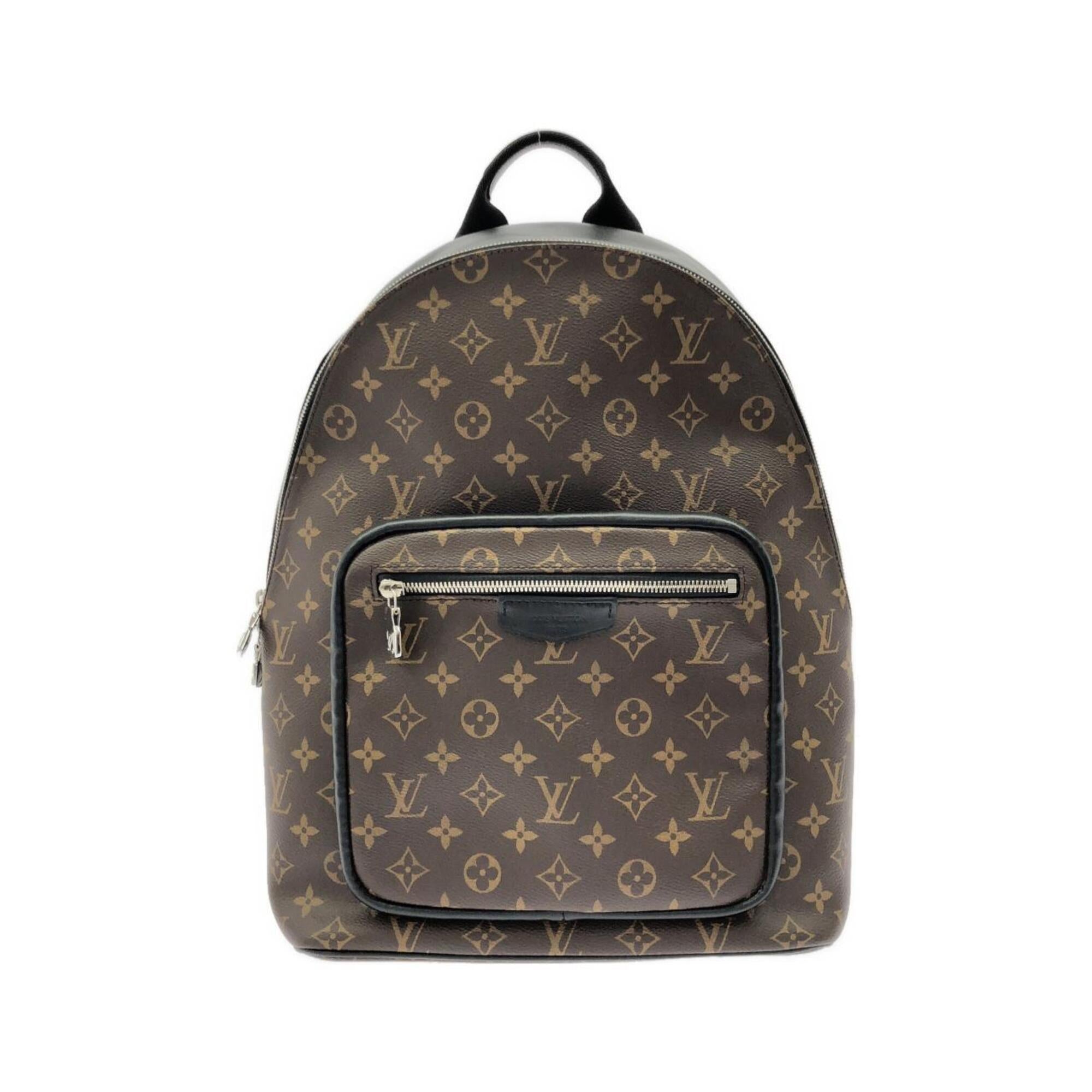 Louis Vuitton Marron Monogram Macassar Coated Canvas Backpack (Pre-Owned)