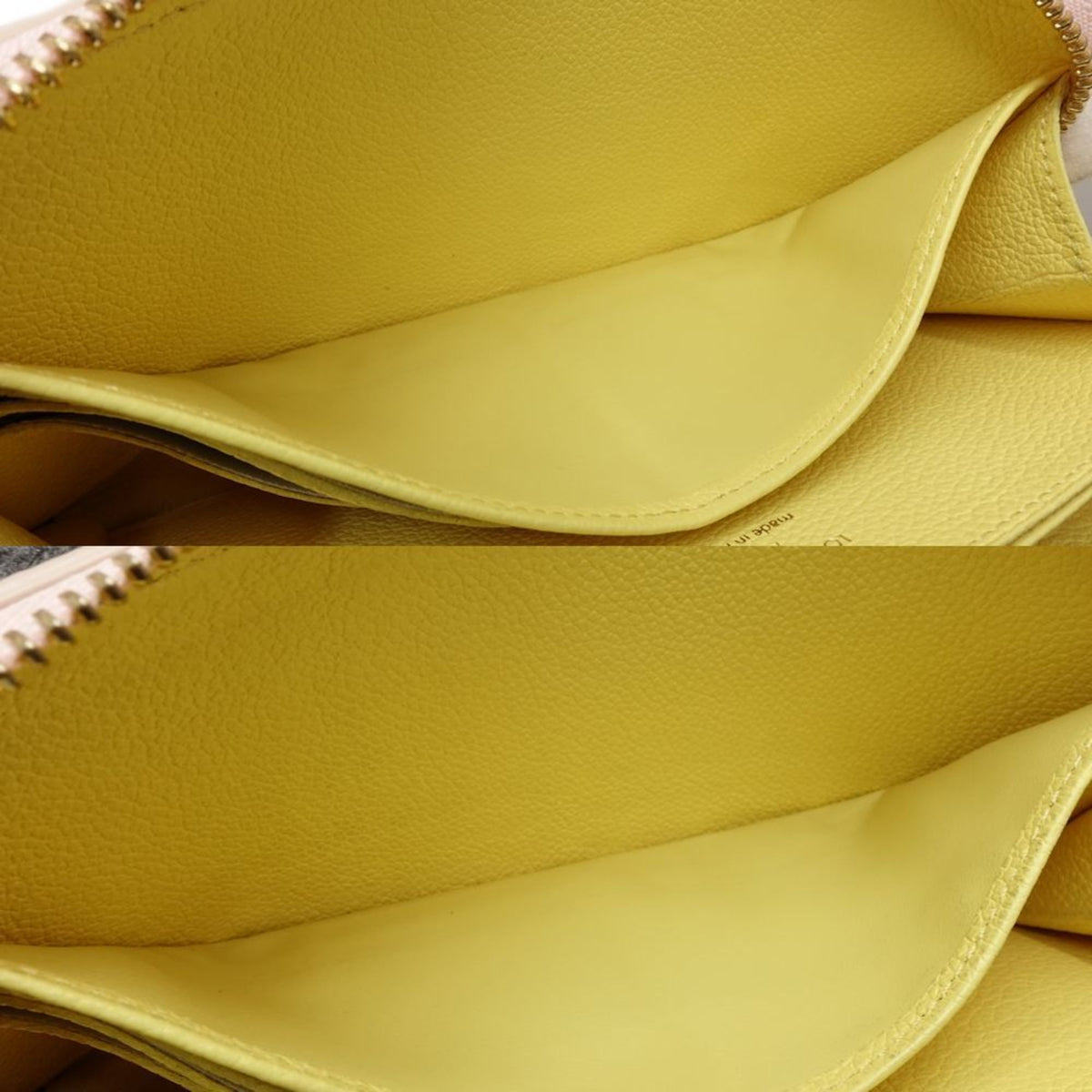 Louis Vuitton Beige Pink Yellow Monogram Empreinte Long Wallet (Bi-Fold) (Pre-Owned)