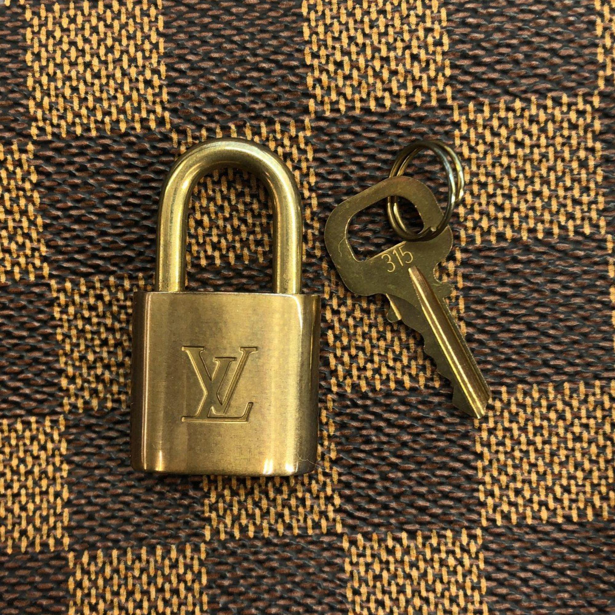 Louis Vuitton Ebene Coated Canvas Shoulder Bag (Pre-Owned)