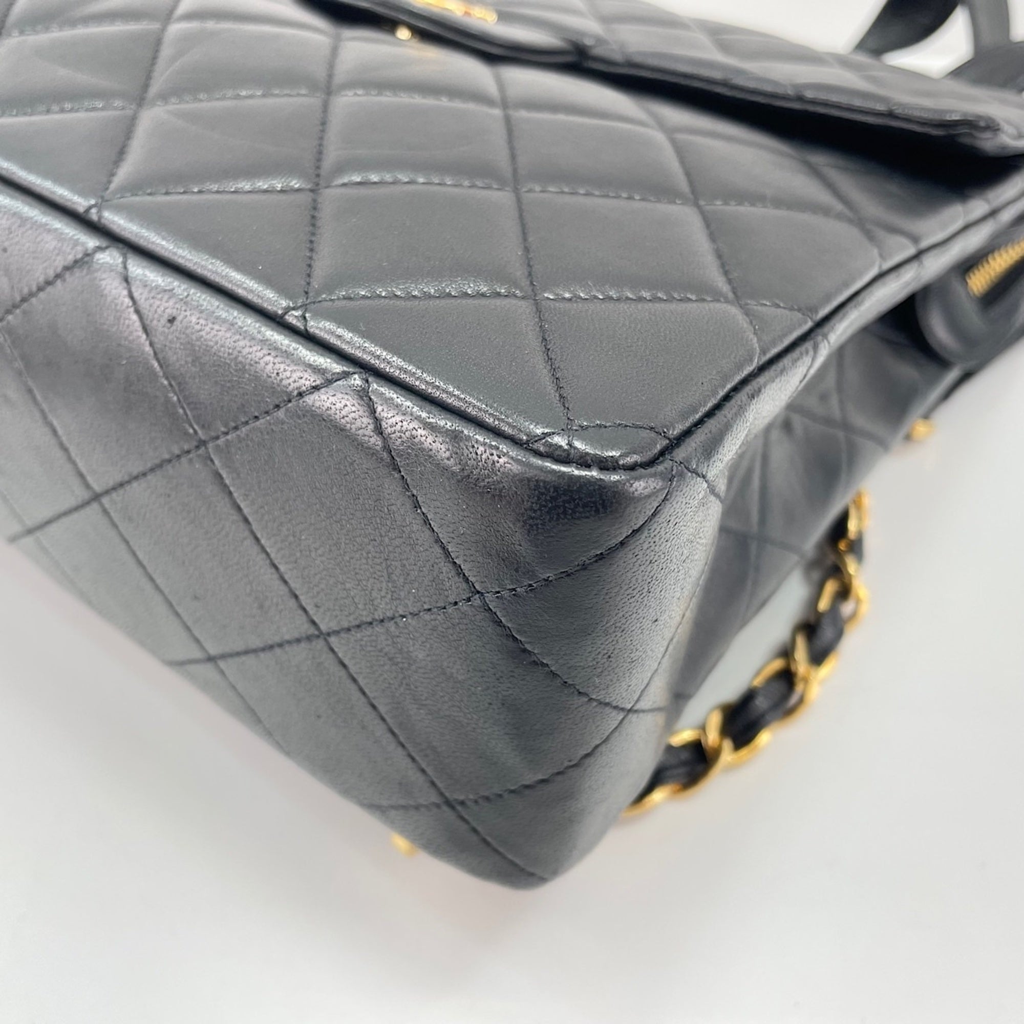 Chanel Matelasse Black Backpack (Pre-Owned)