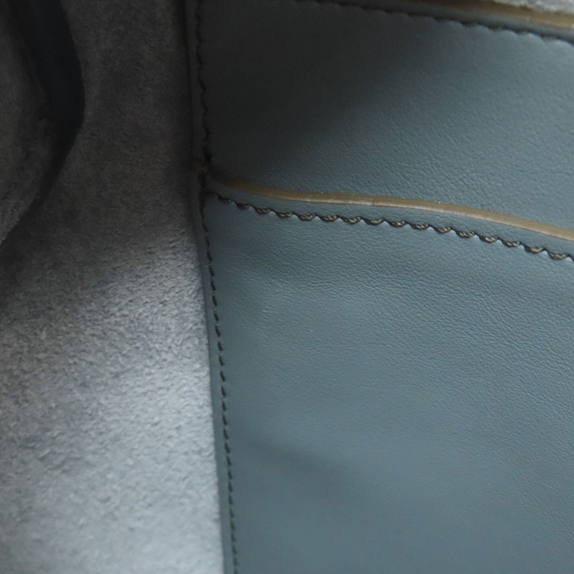 Celine Gray Leather Handbag (Pre-Owned)