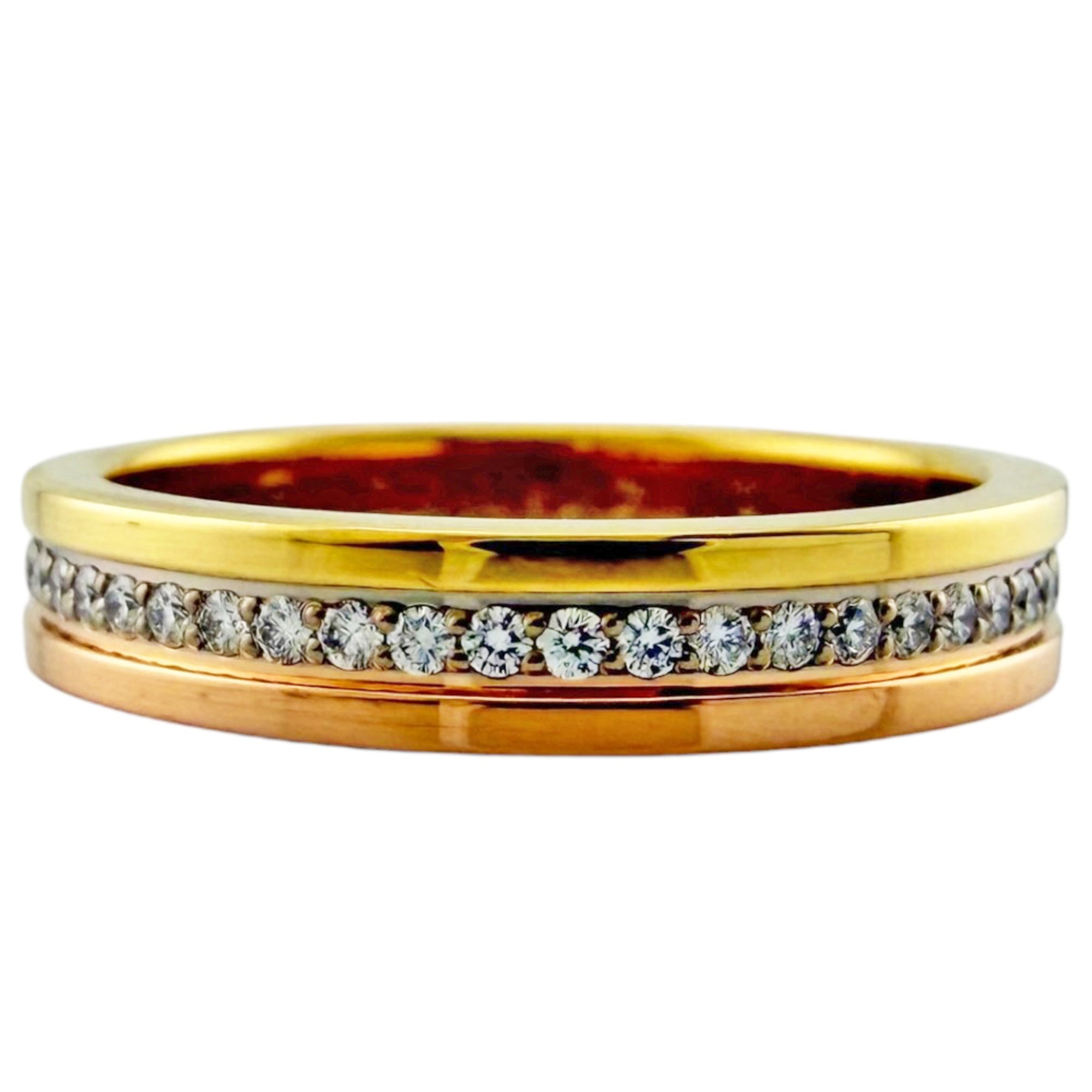 Cartier Louis Cartier Gold Silver Pink Gold Yellow Gold (18K) Pink Gold (18K) White Gold (18K) Wedding Ring (Pre-Owned)