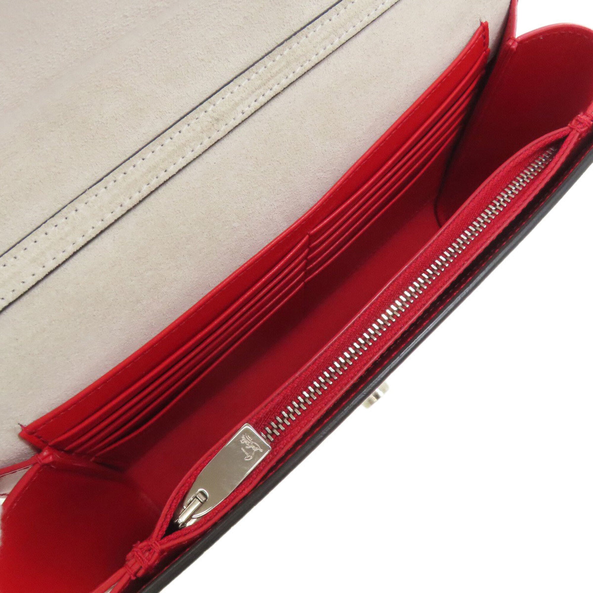 Christian Louboutin White Leather Shoulder Bag (Pre-Owned)