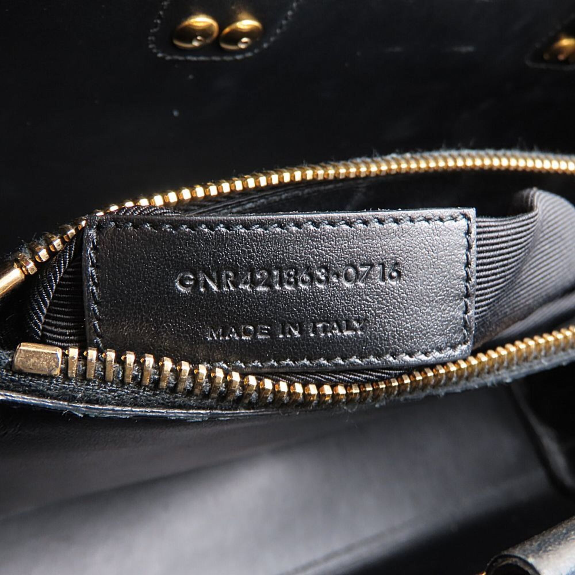 Yves Saint Laurent Black Leather Handbag (Pre-Owned)