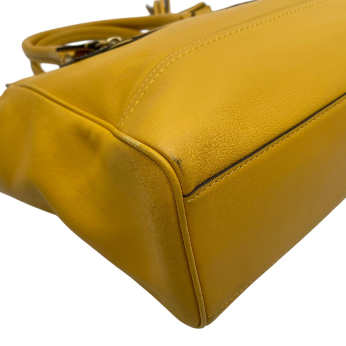 Coach Yellow Leather Handbag (Pre-Owned)