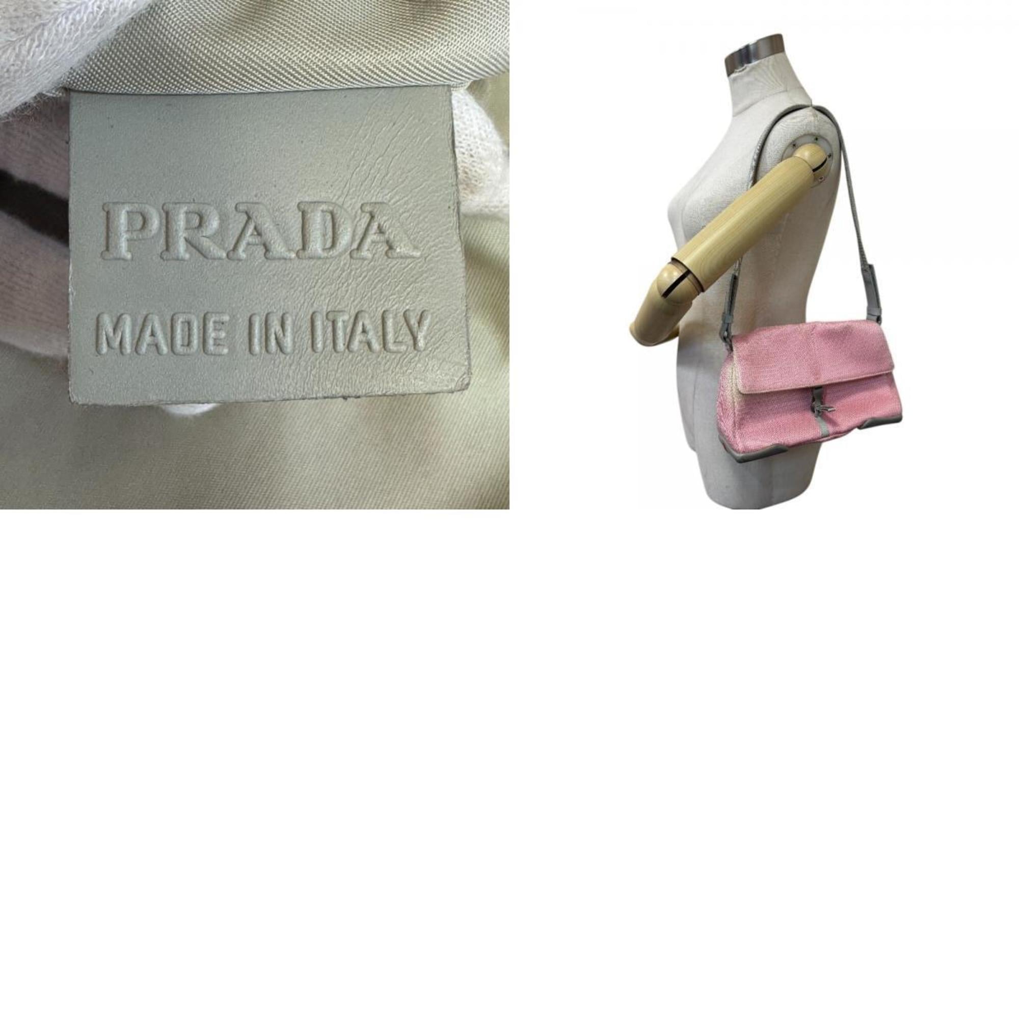 Prada Pink Nylon Shoulder Bag (Pre-Owned)