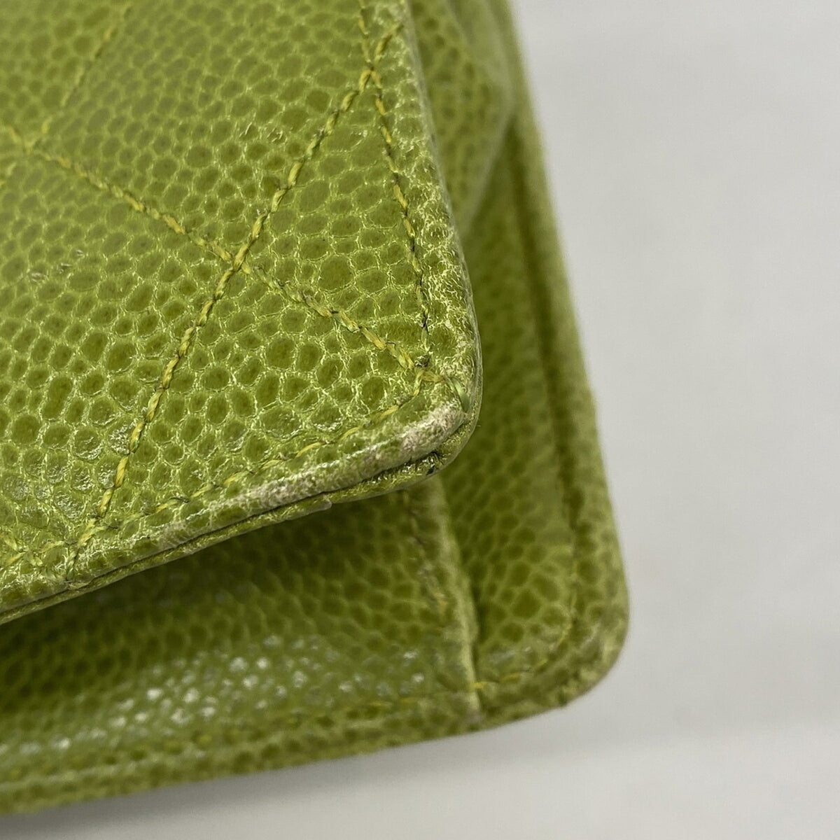 Chanel Moss Green Grained Calfskin Fanny Pack (Pre-Owned)