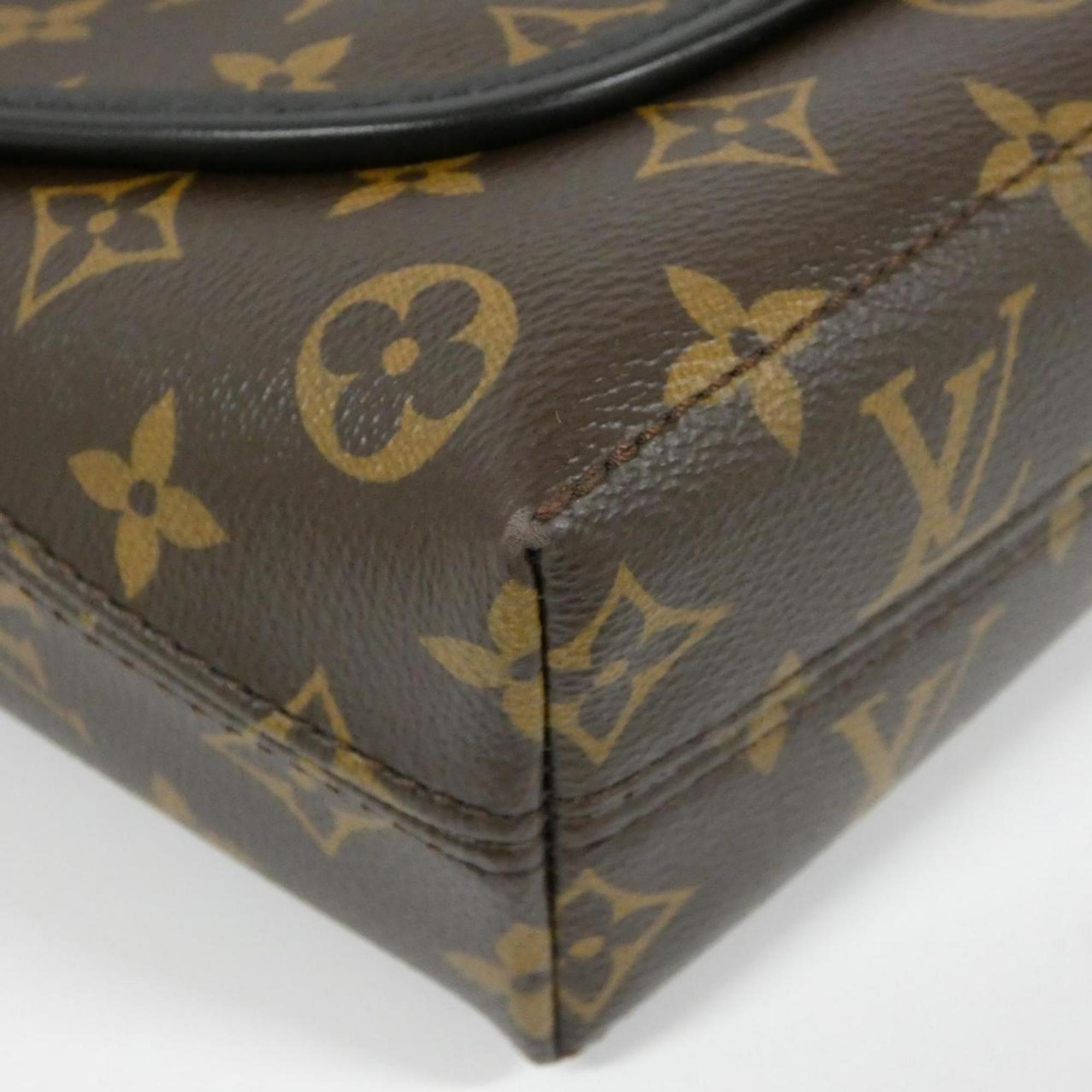 Louis Vuitton Marron Coated Canvas Shoulder Bag (Pre-Owned)